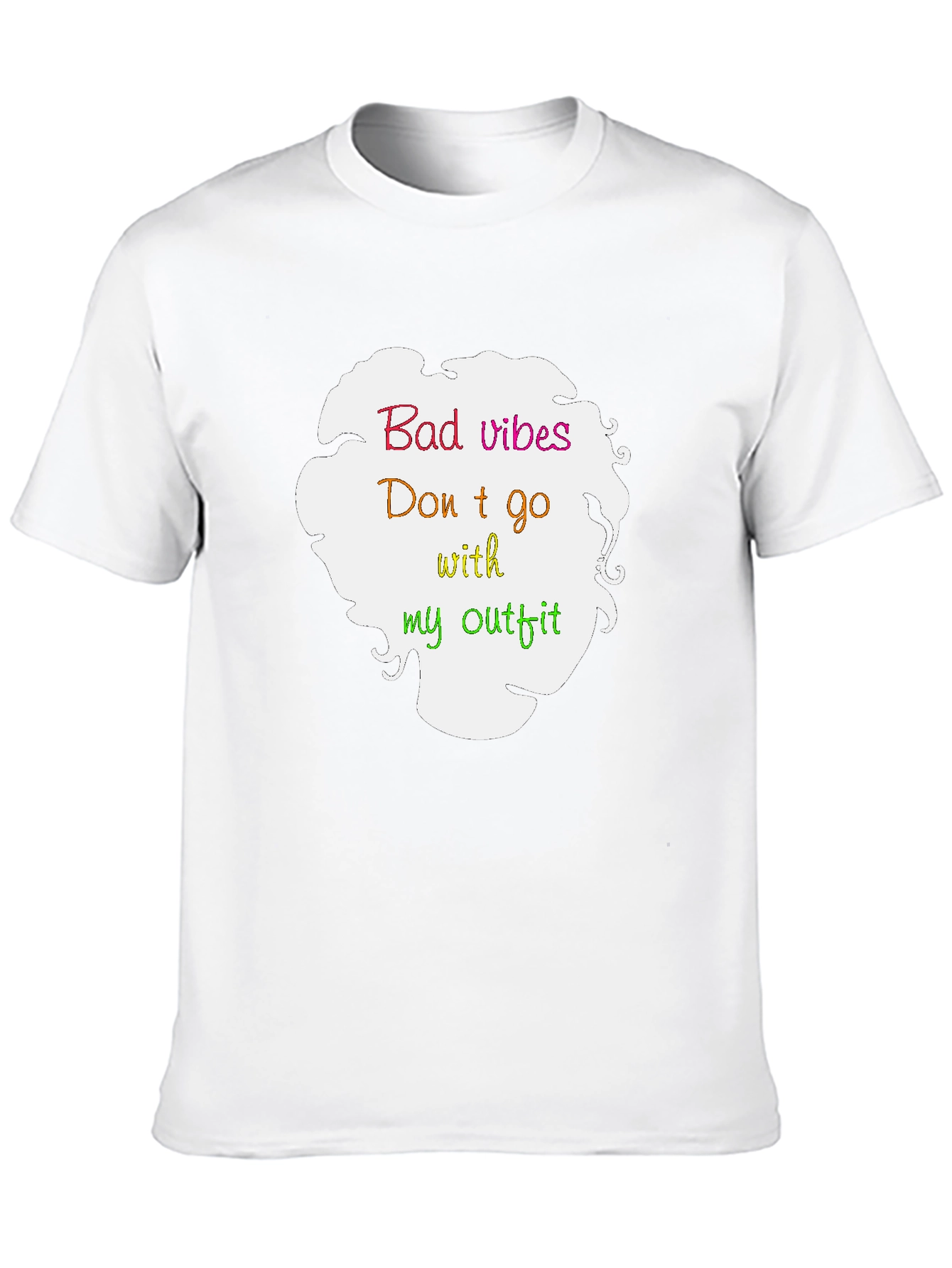 Bad Vibes Outfit T-Shirt - Casual Style