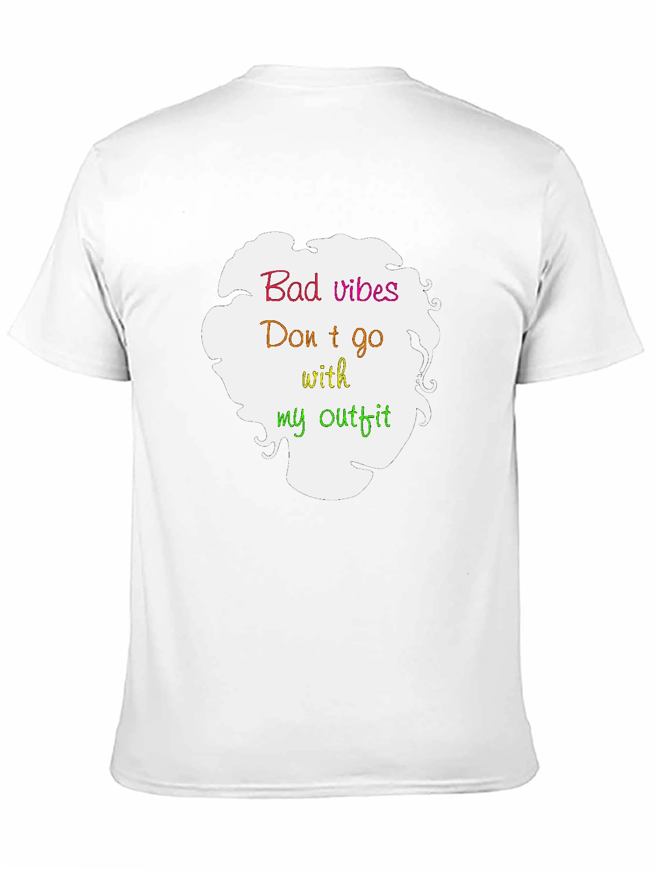 Bad Vibes Outfit T-Shirt - Casual Style