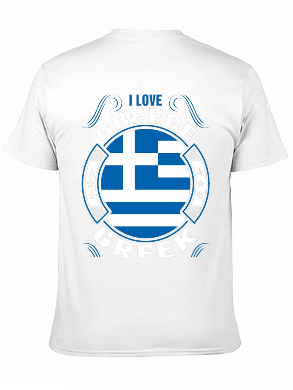 I Love Greece Flag T-Shirt