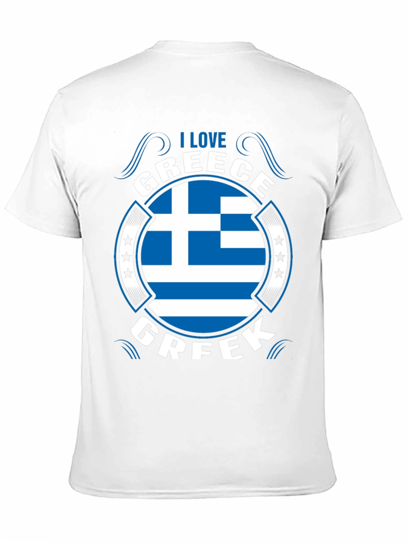 I Love Greece Flag T-Shirt