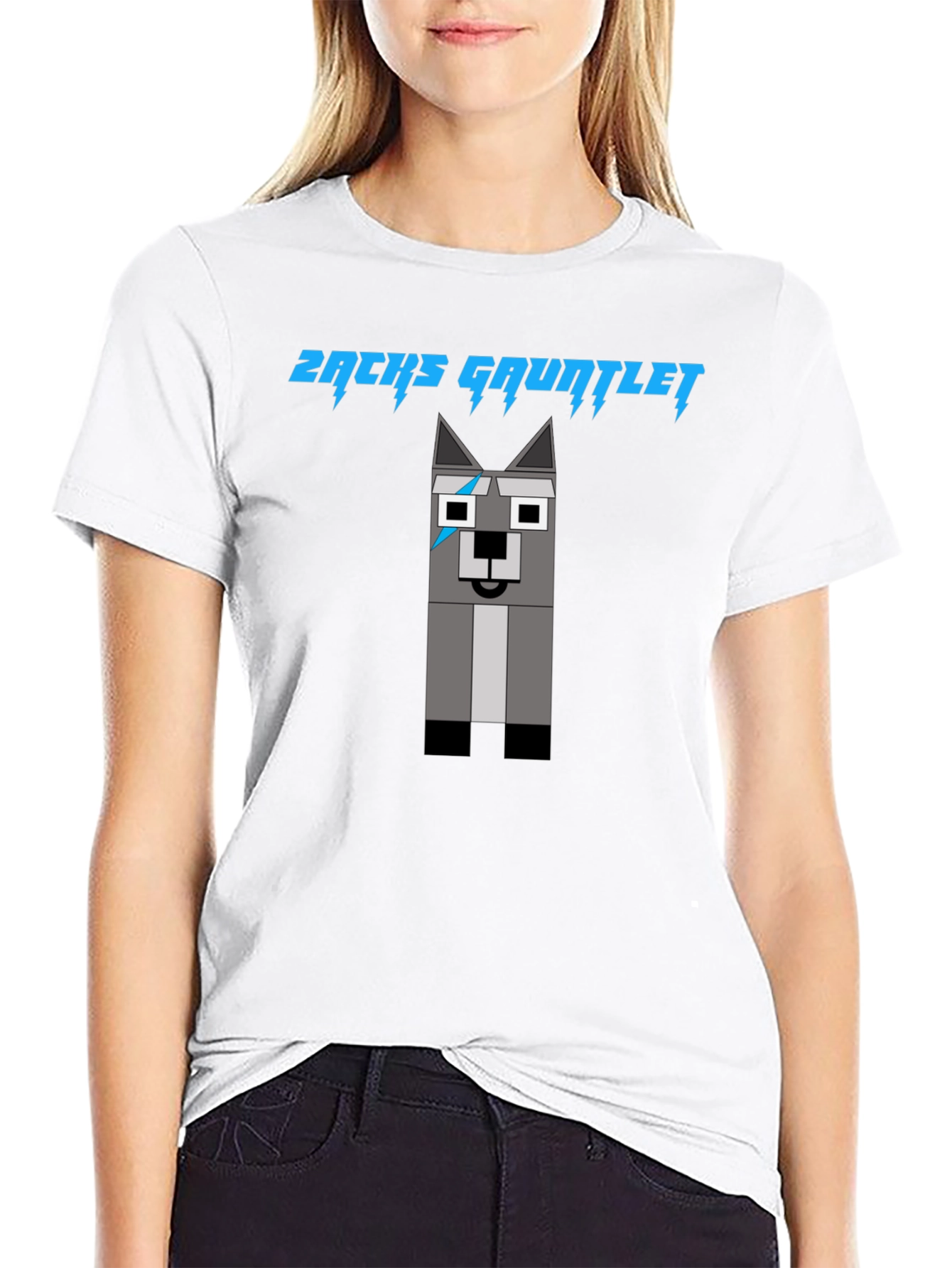 Zachs Gauntlet Wolf T-Shirt - Stylish Graphic Tee