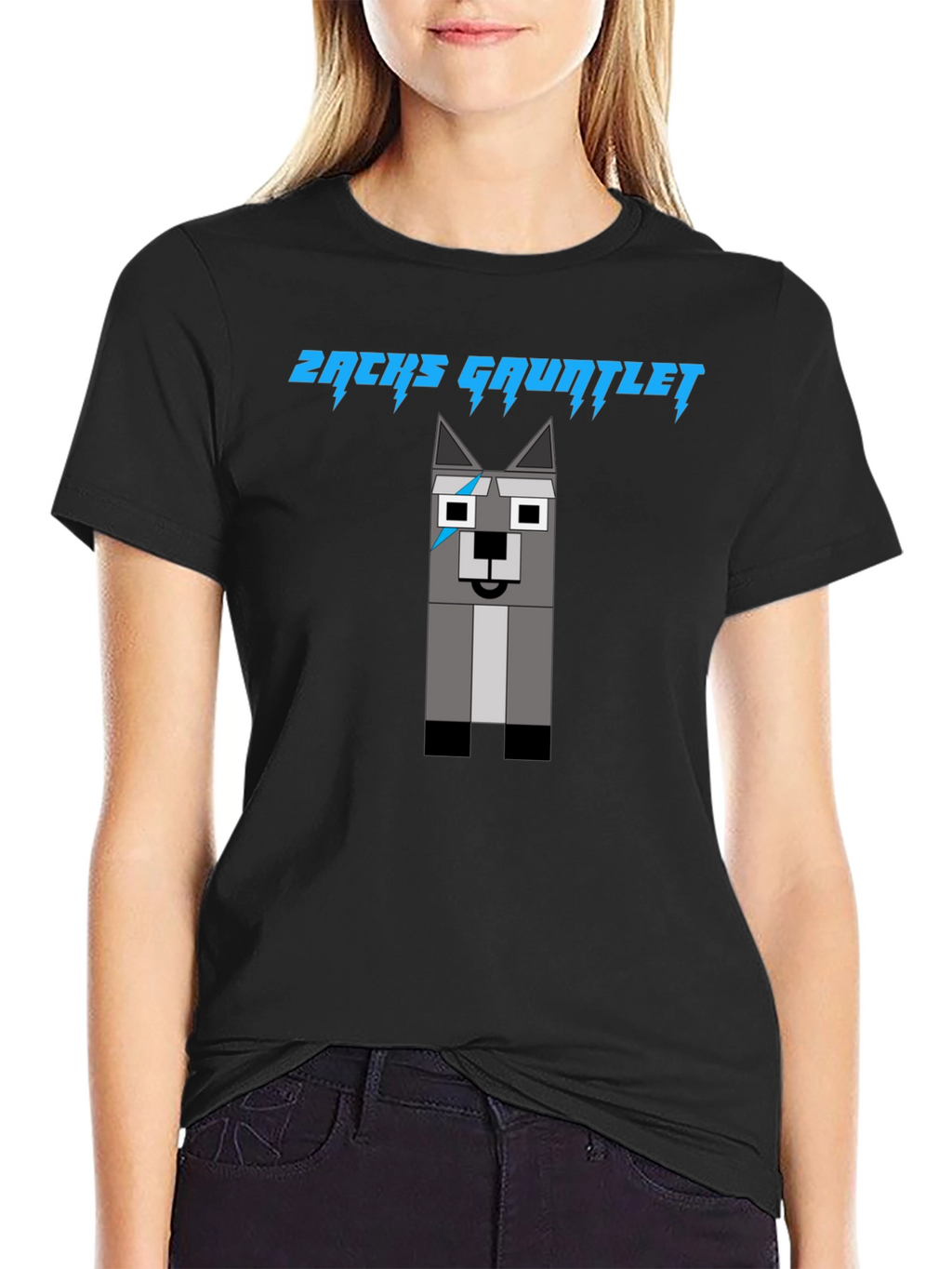 Zachs Gauntlet Wolf T-Shirt - Stylish Graphic Tee