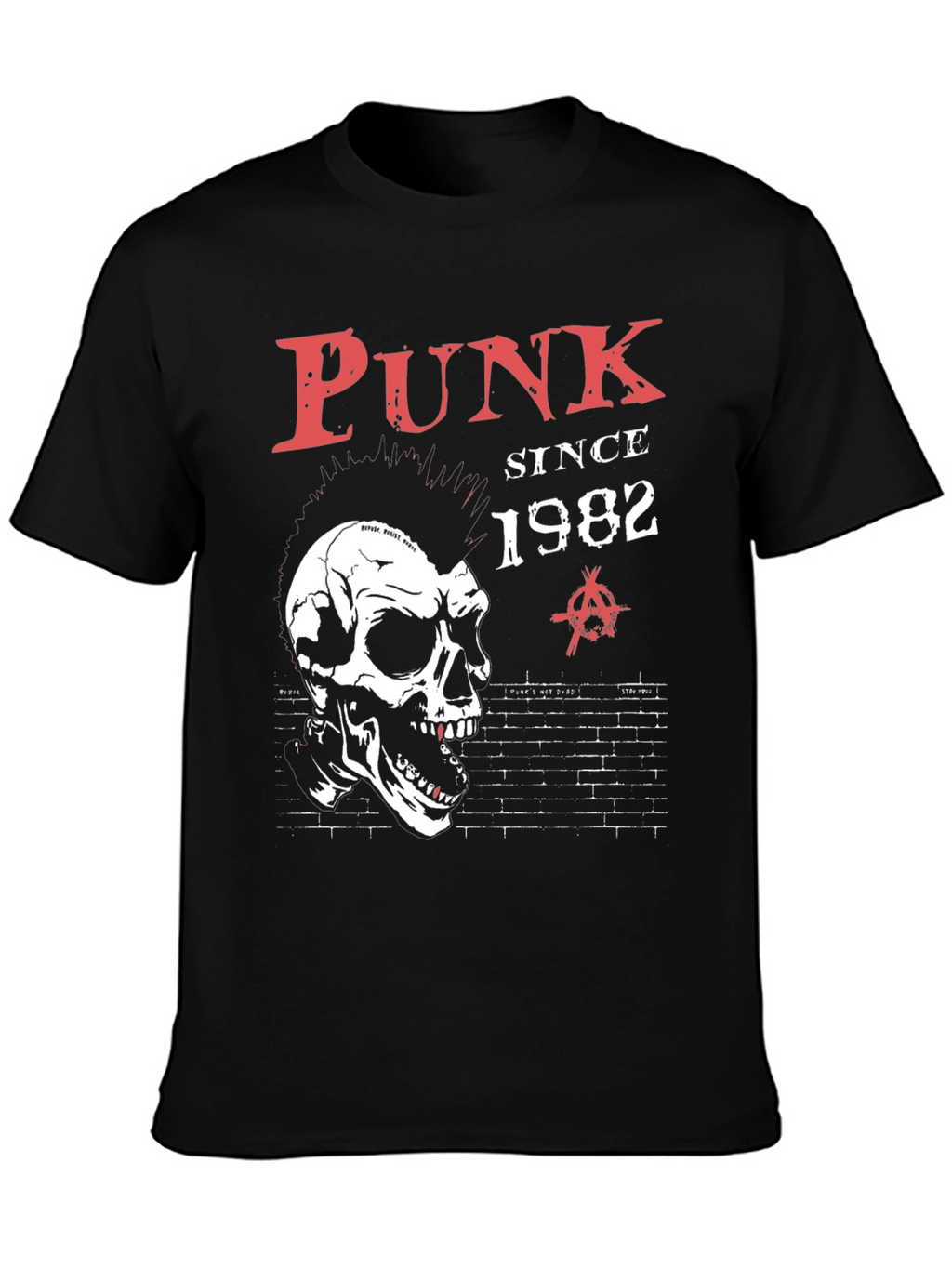 Punk Since 1982 T-Shirt - Skull Graphic Tee