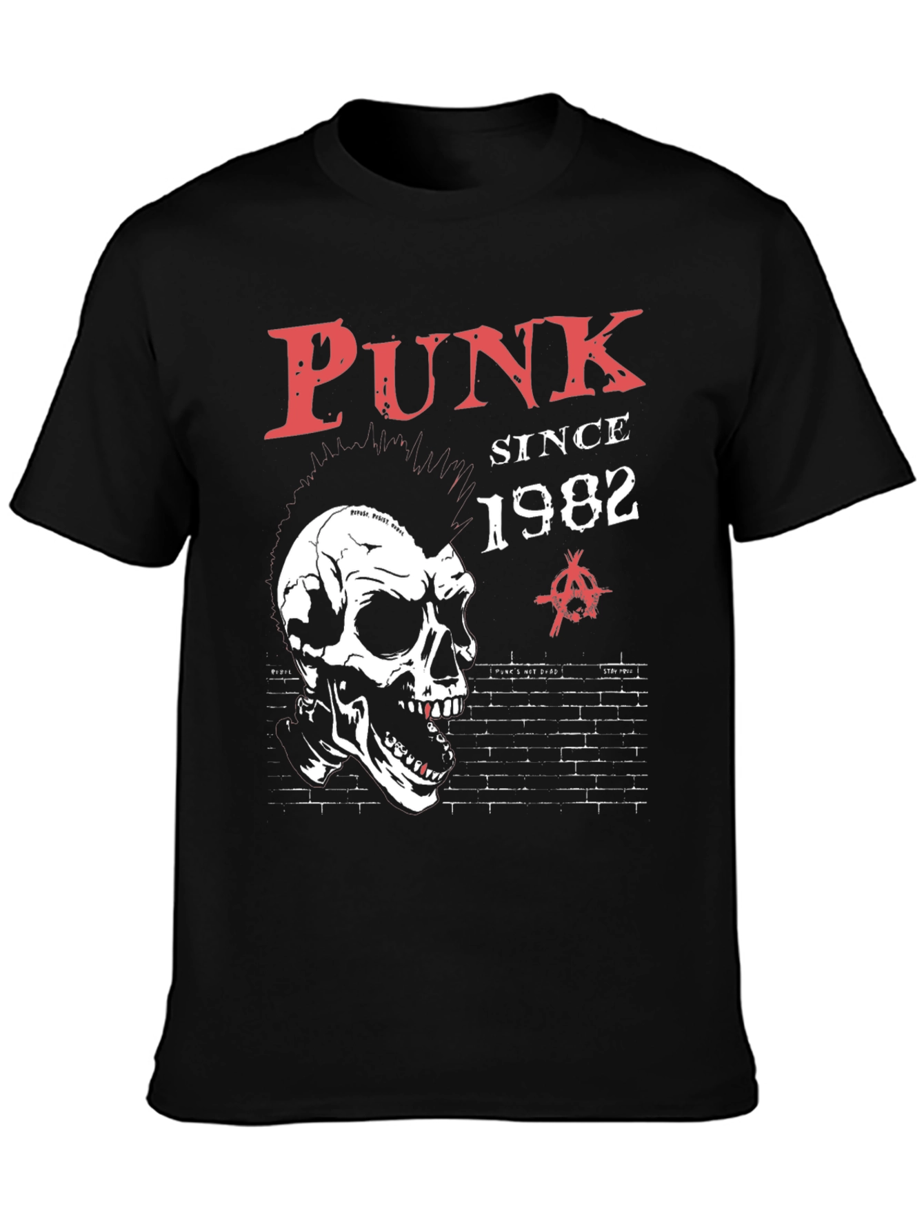 Punk Since 1982 T-Shirt - Skull Graphic Tee