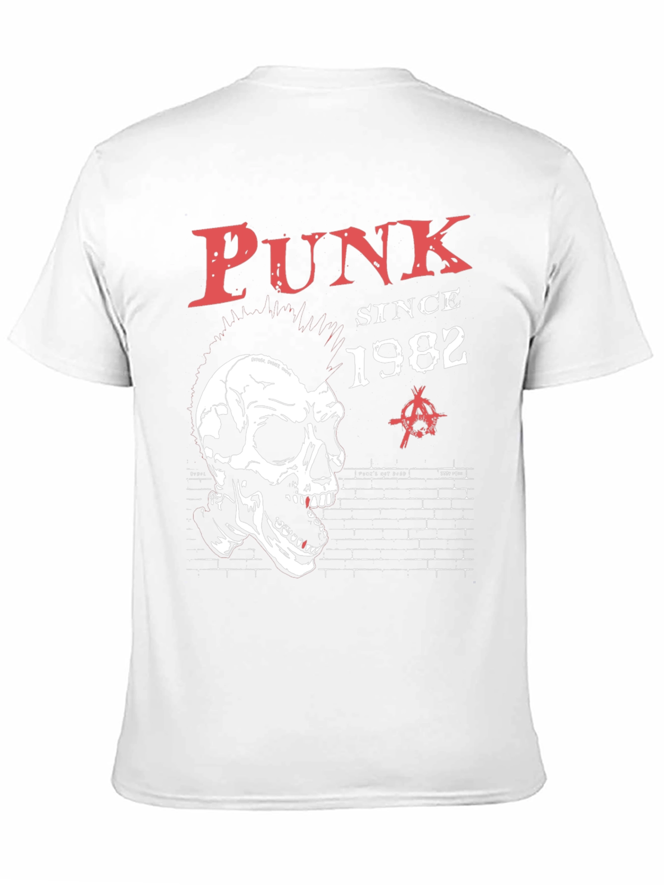Punk Since 1982 T-Shirt - Skull Graphic Tee
