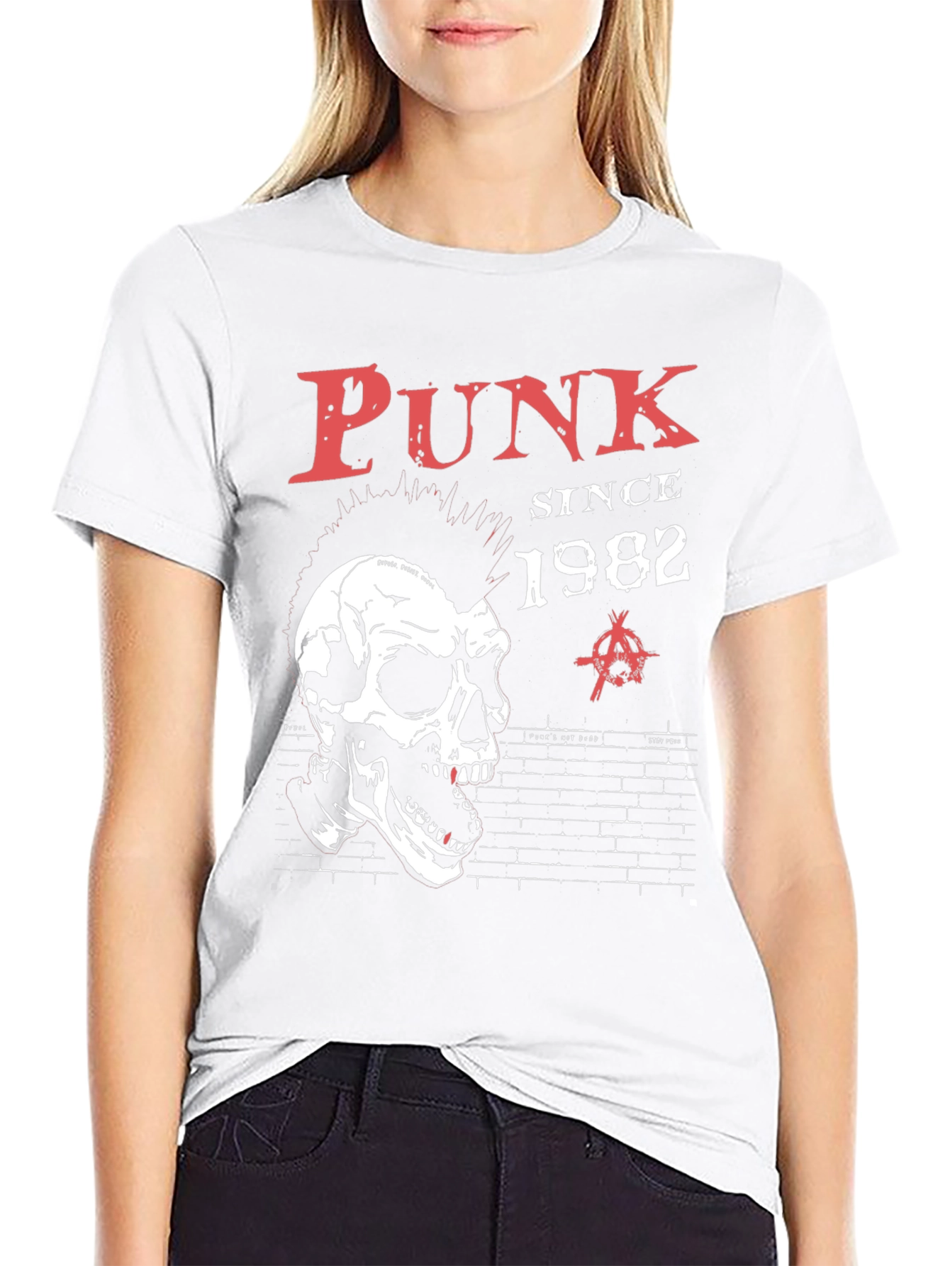 Punk Since 1982 T-Shirt - Skull Graphic Tee