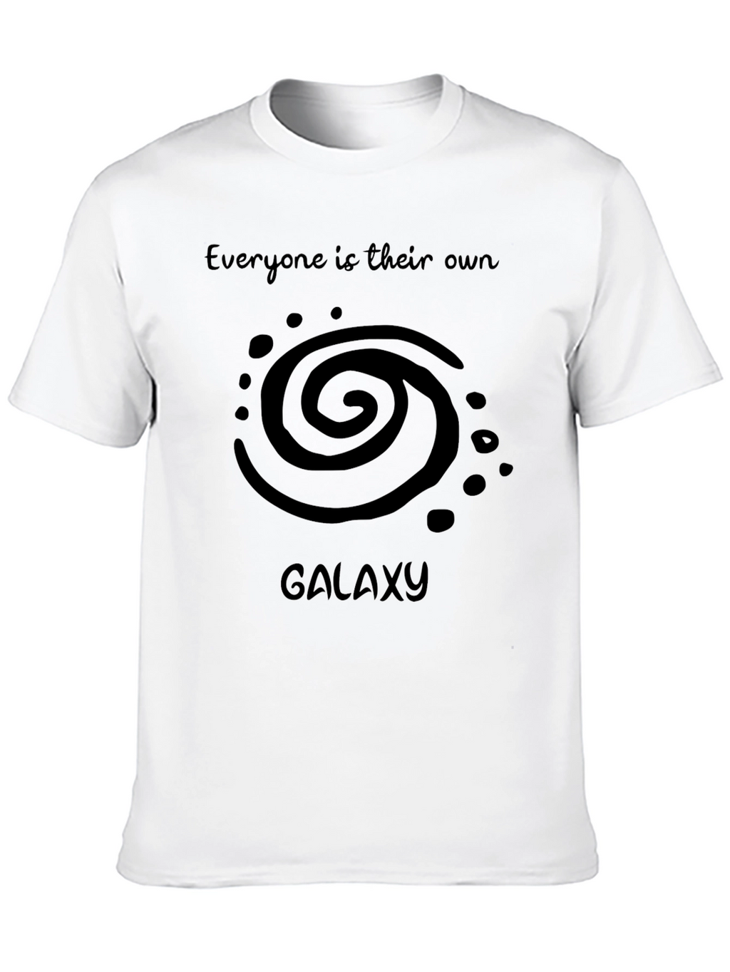 Everyone is Their Own Galaxy Black T-Shirt