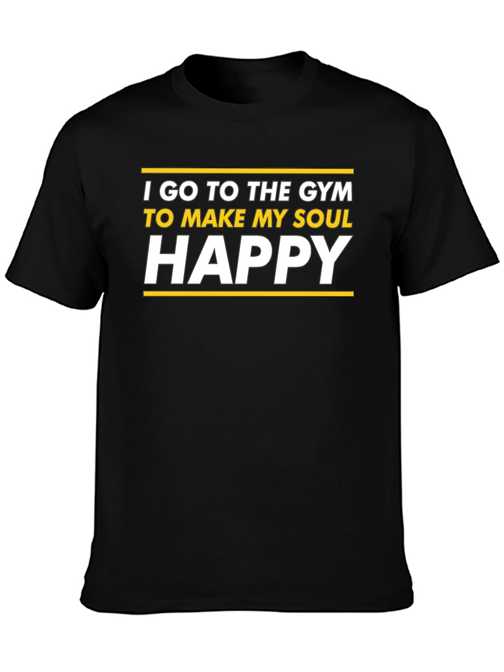 Gym Motivation T-Shirt: Happy Soul