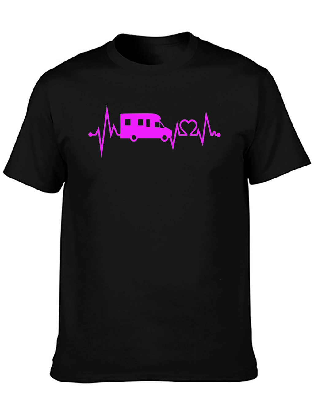 RV Heartbeat T-Shirt - Camping Lovers Tee