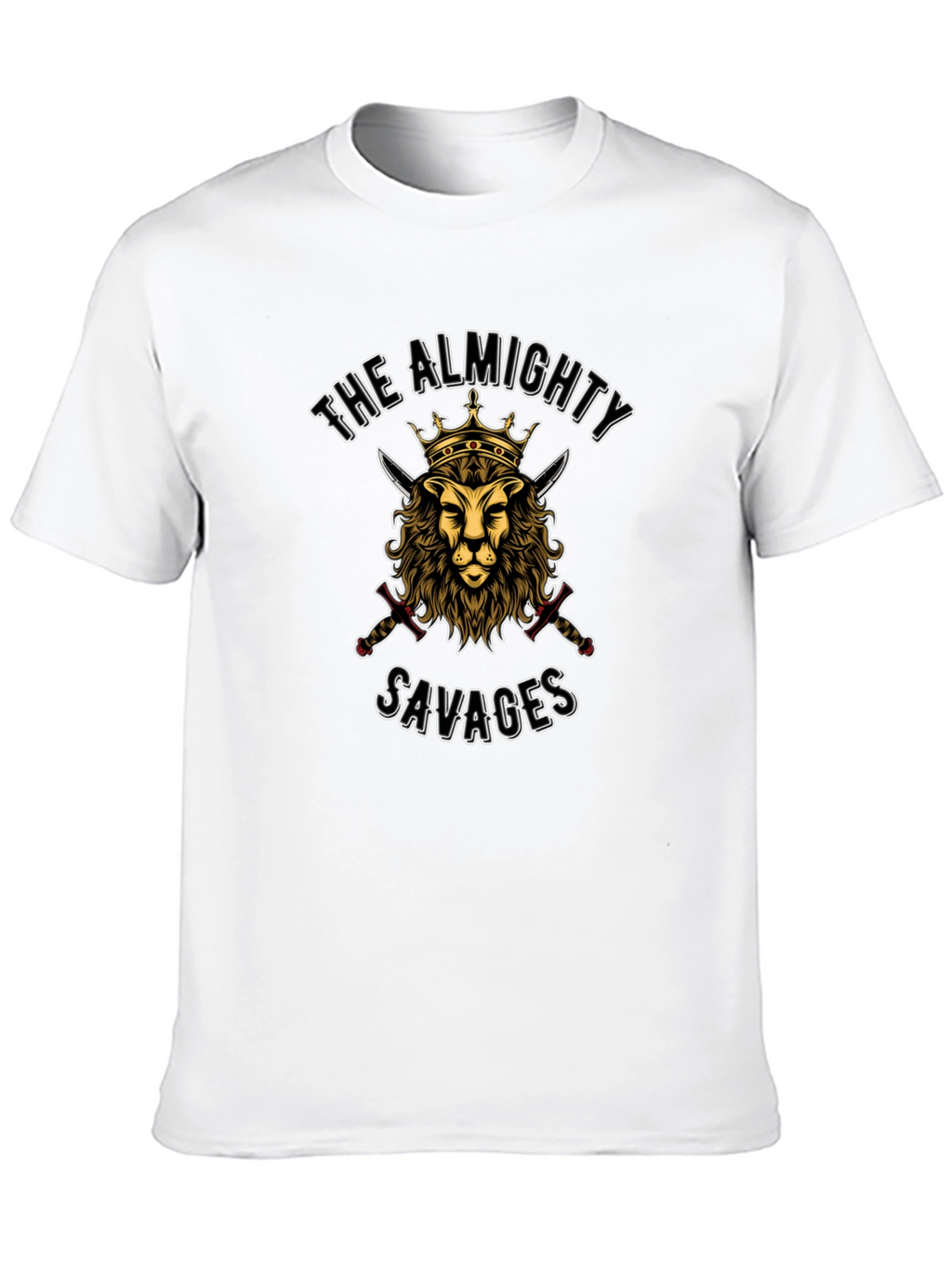Almighty Savages Lion Crown Graphic Tee