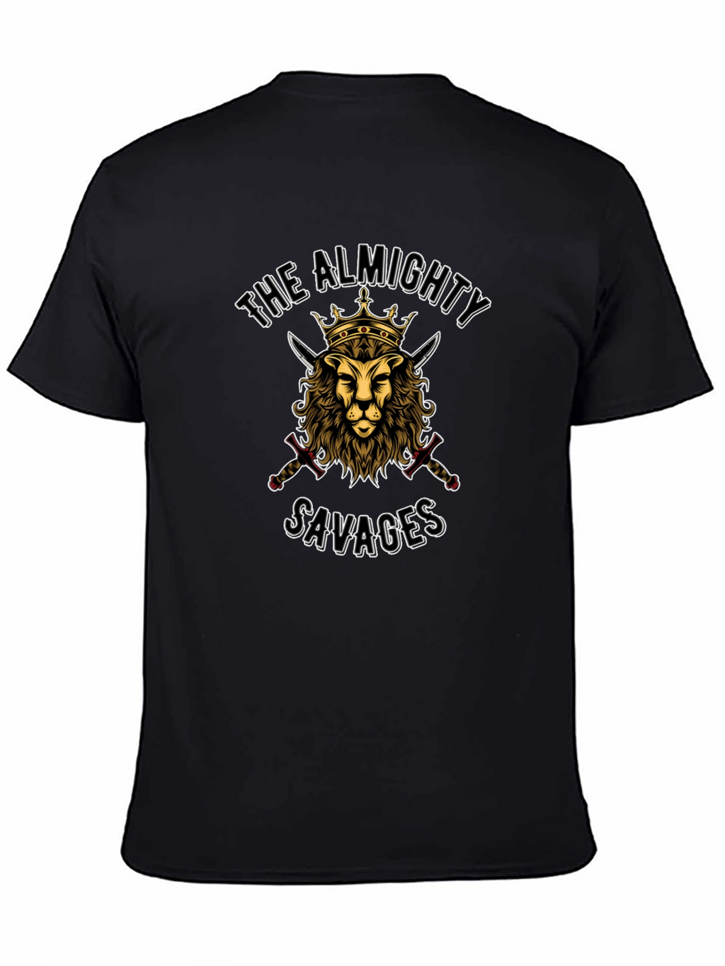 Almighty Savages Lion Crown Graphic Tee