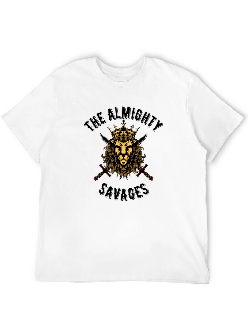 Almighty Savages Lion Crown Graphic Tee