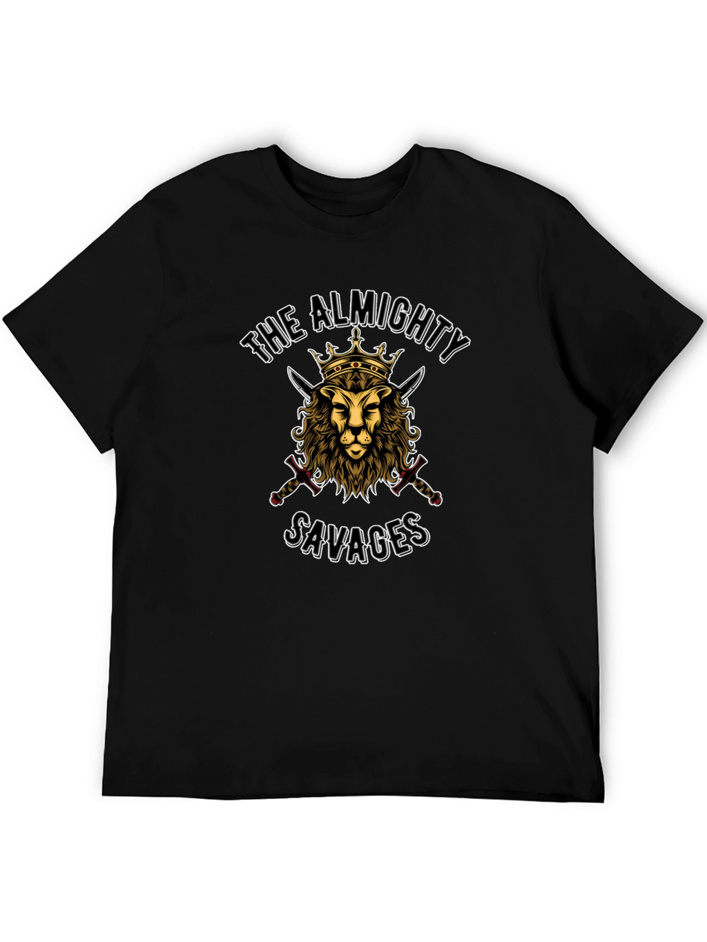 Almighty Savages Lion Crown Graphic Tee