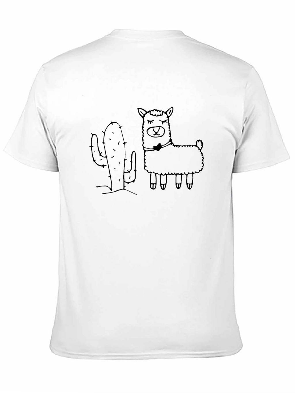Cactus & Llama Graphic Tee - Black