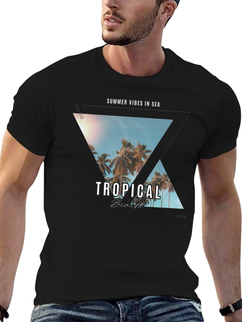 Tropical Beach Vibes T-Shirt - Summer Essential