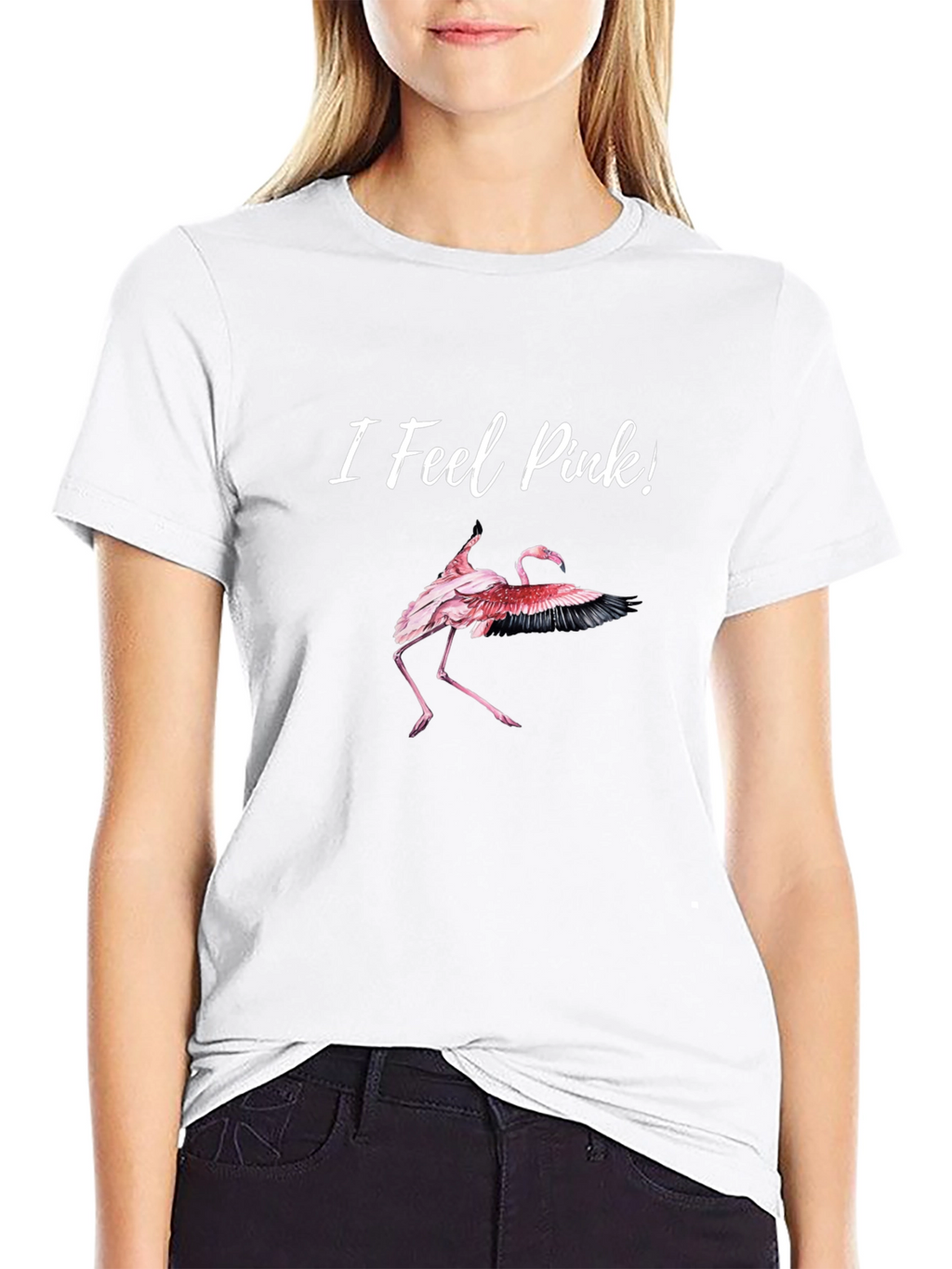 I Feel Pink! Flamingo Graphic Tee