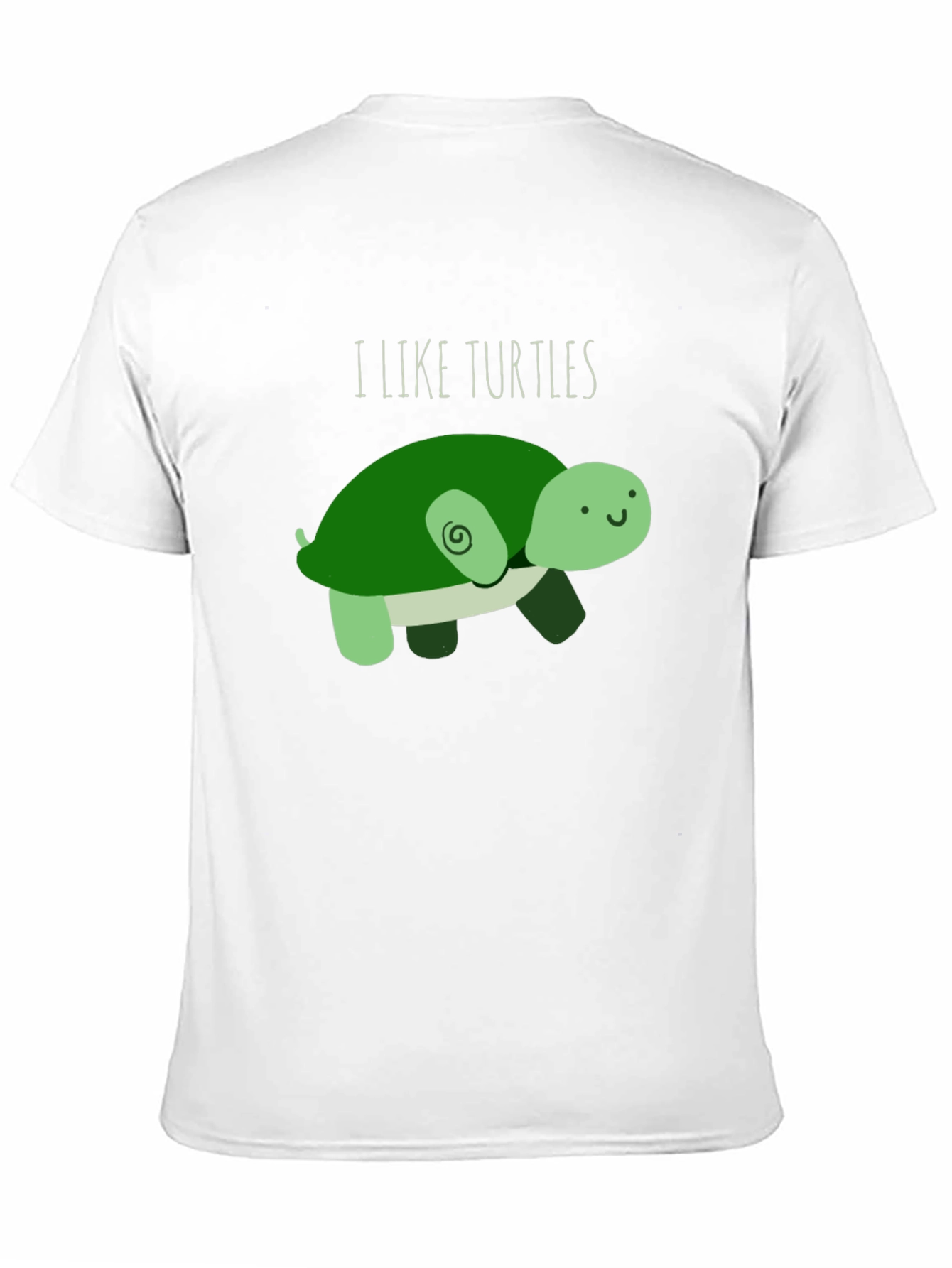 I Like Turtles T-Shirt - Cute Cartoon Design