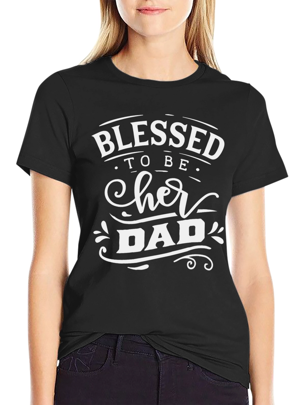 Blessed to Be Her Dad Graphic Tee