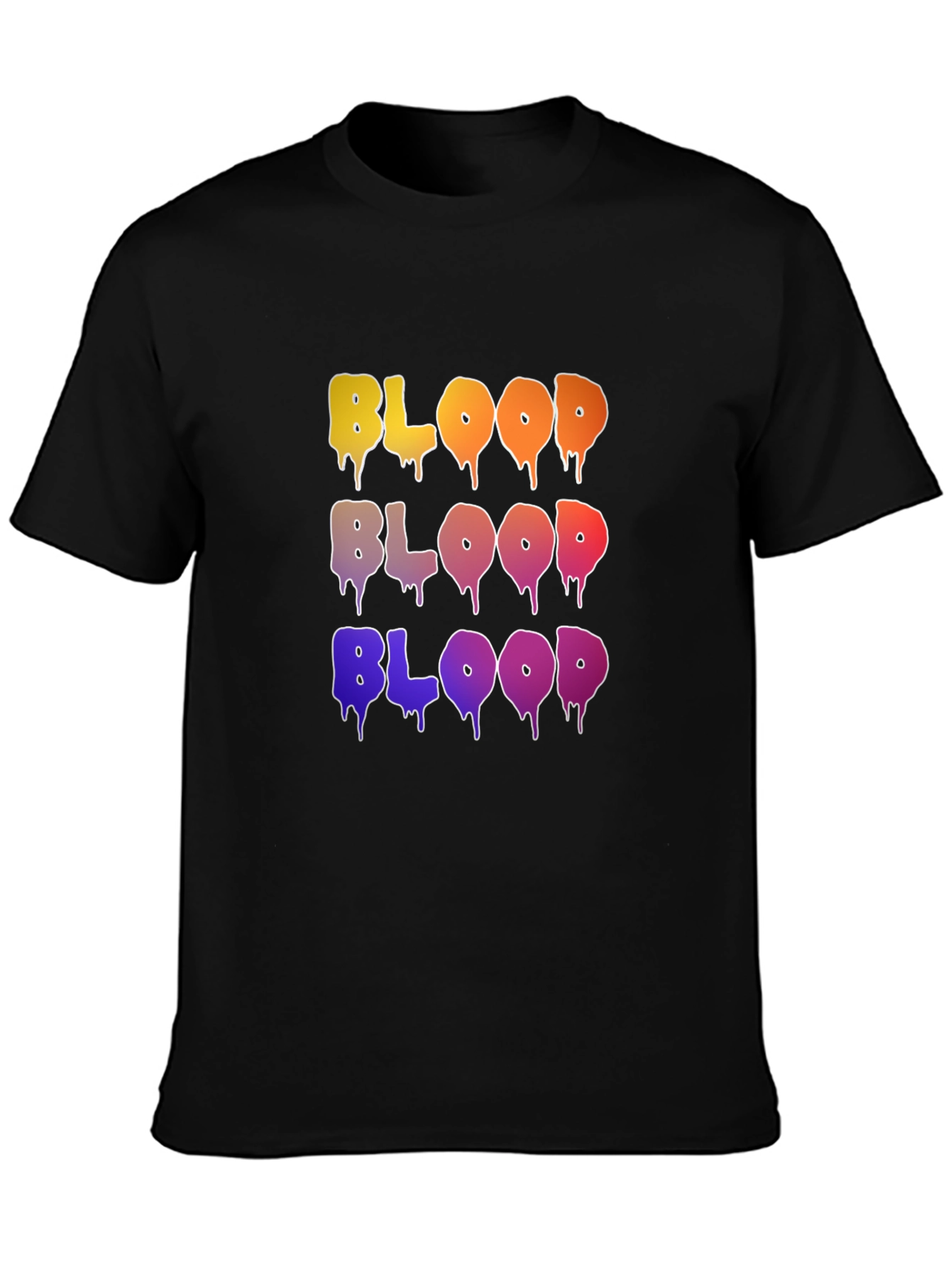 Blood Drip Graphic T-Shirt - Trendy Streetwear
