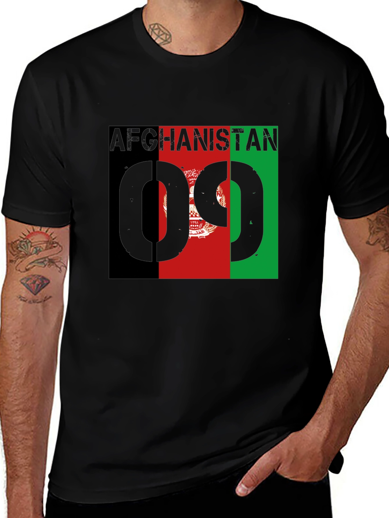 Afghanistan Flag T-Shirt