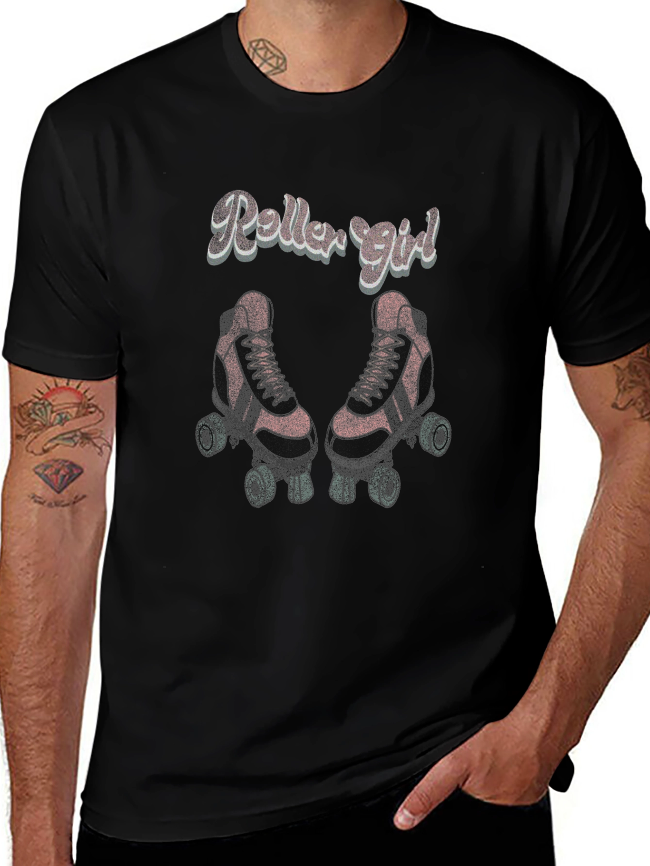 Retro Roller Girl T-Shirt