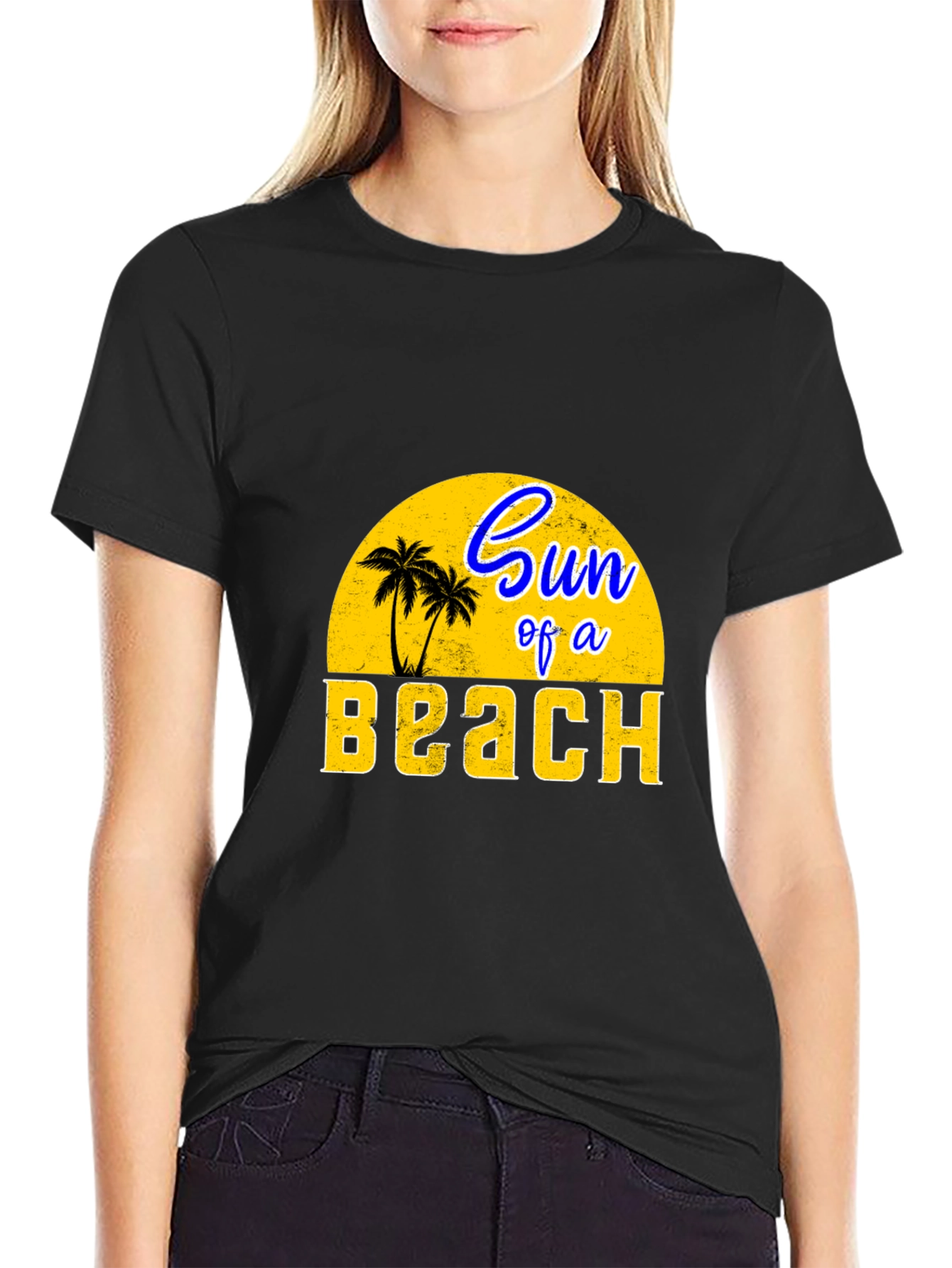 Sun of a Beach Graphic T-Shirt - Tropical Summer Tee