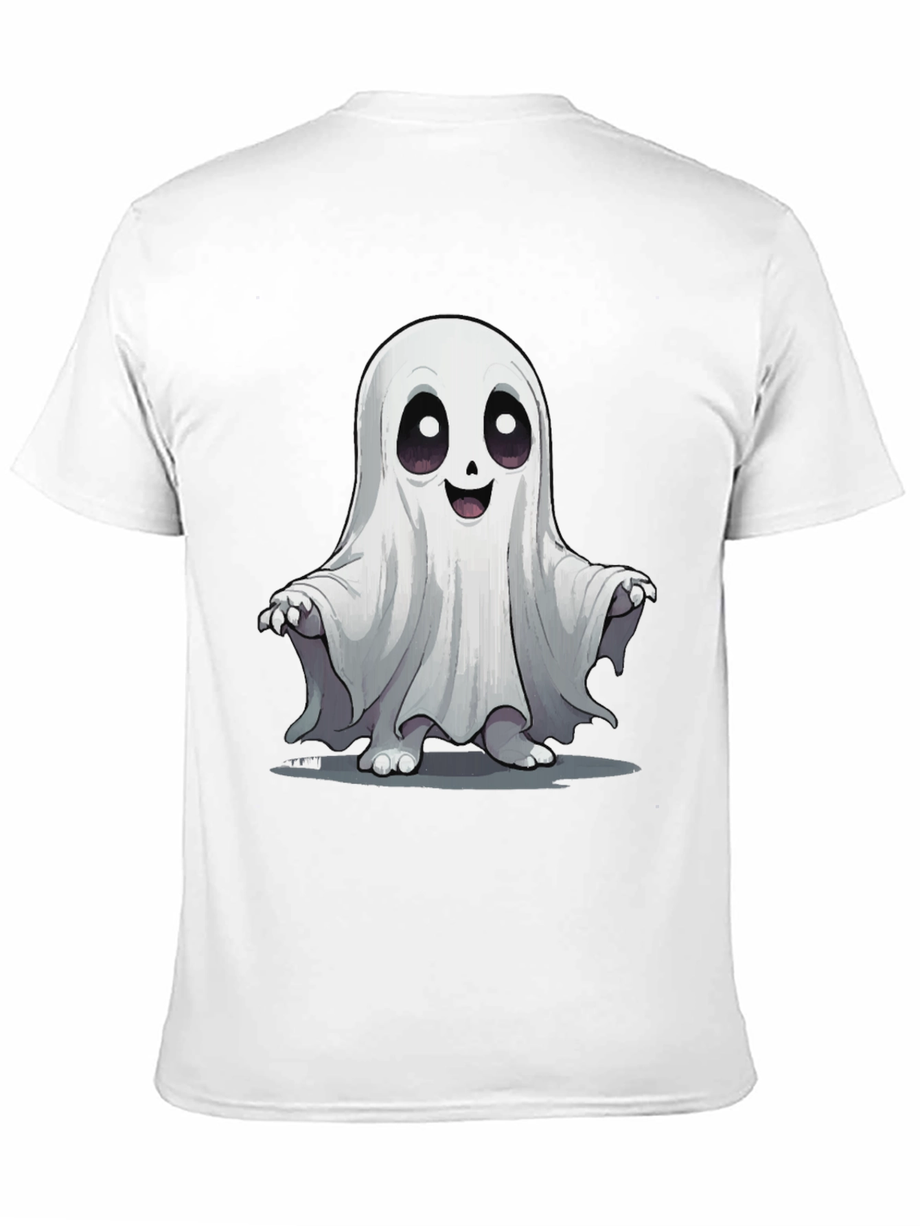 Ghost Graphic Tee - Spooky Season Apparel