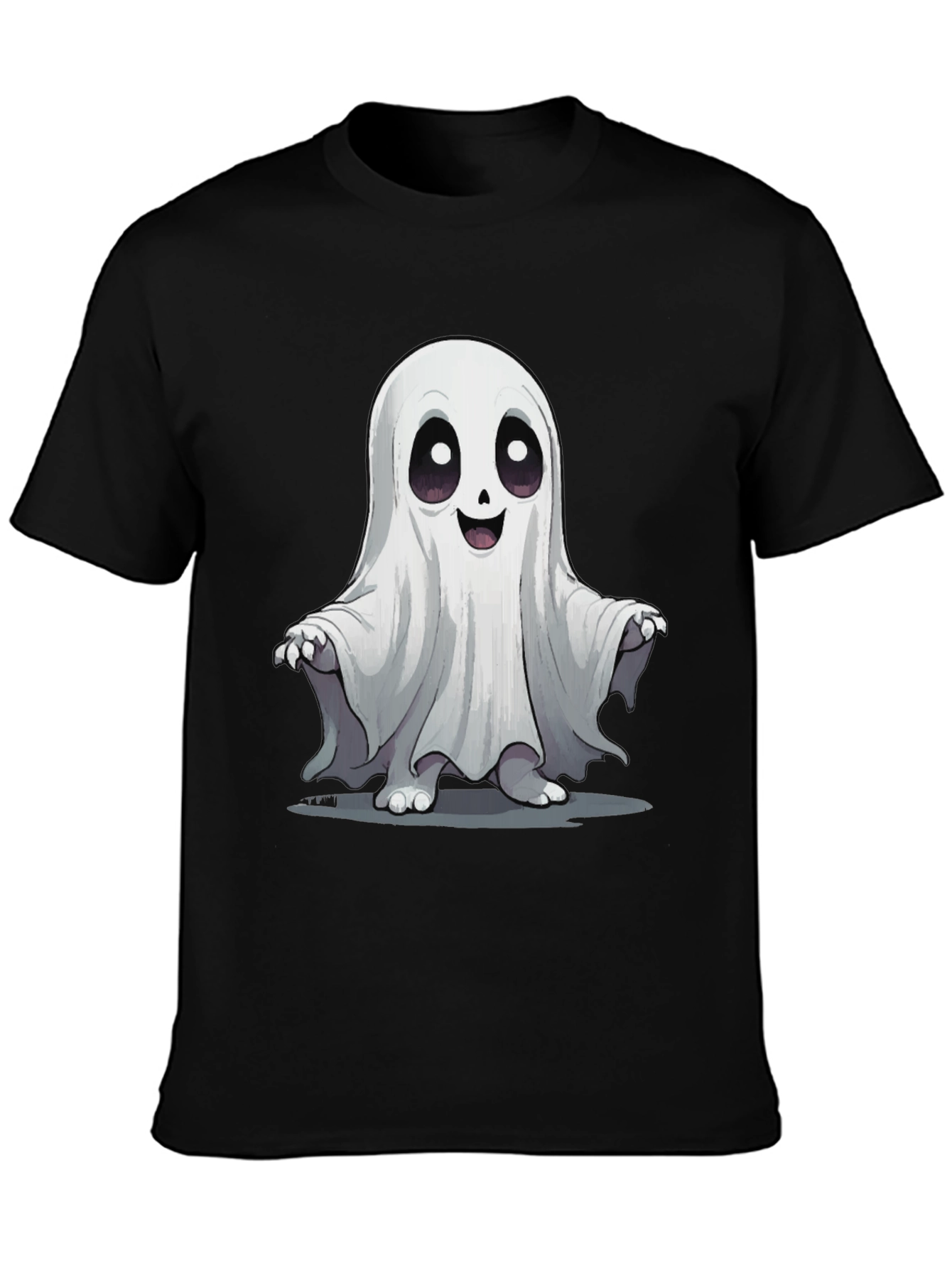 Ghost Graphic Tee - Spooky Season Apparel
