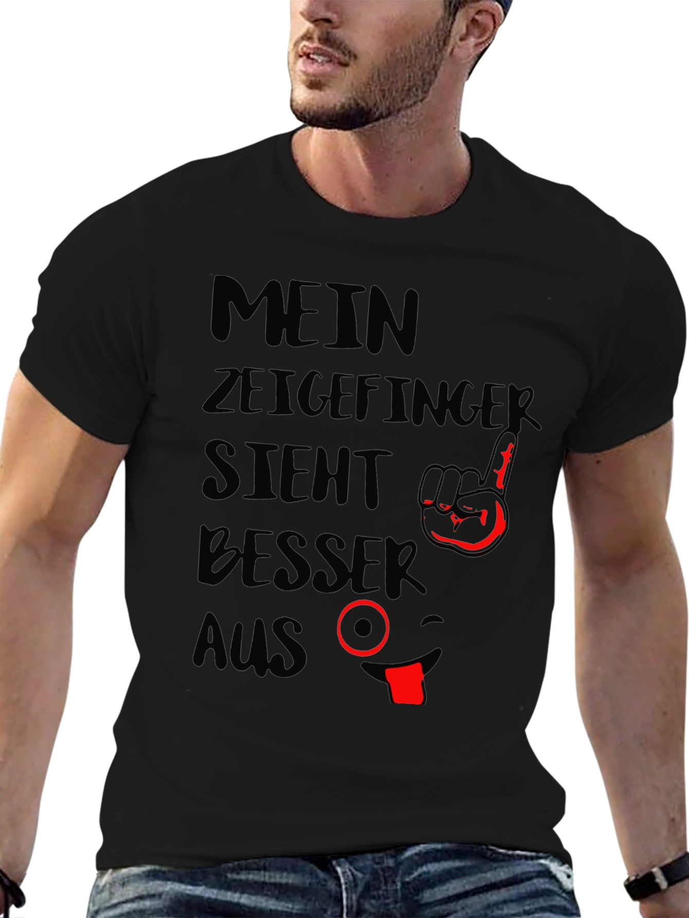 Mein Zeigefinger Lustig T-Shirt