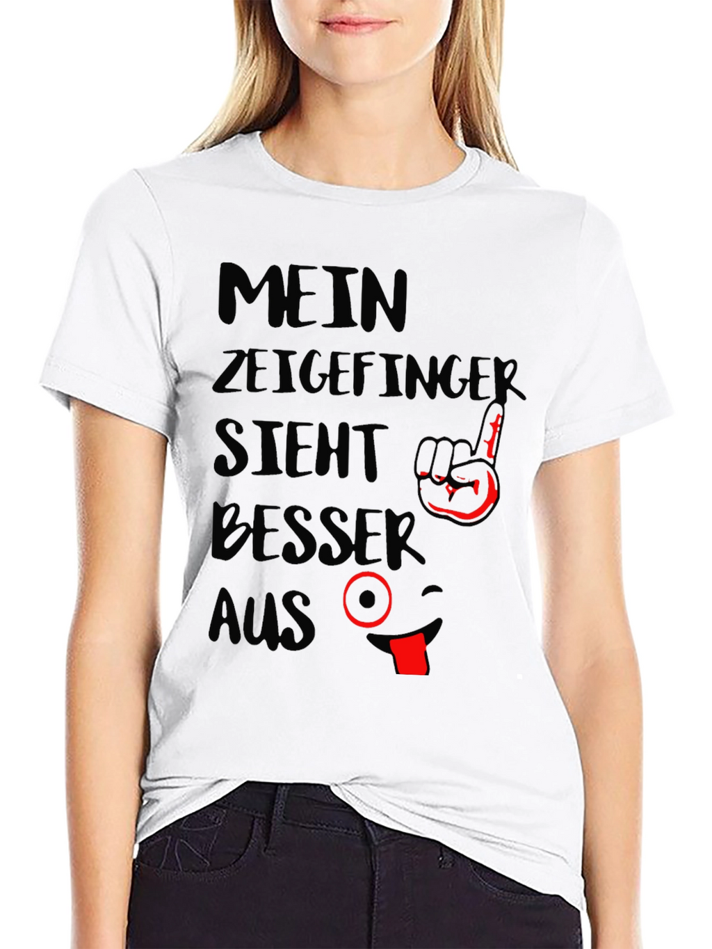 Mein Zeigefinger Lustig T-Shirt
