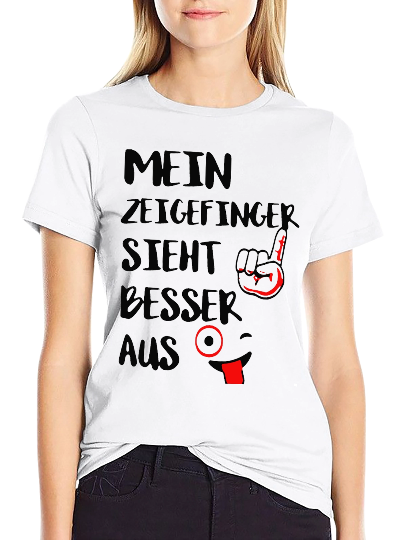 Mein Zeigefinger Lustig T-Shirt