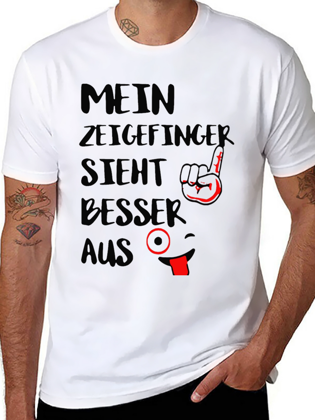 Mein Zeigefinger Lustig T-Shirt