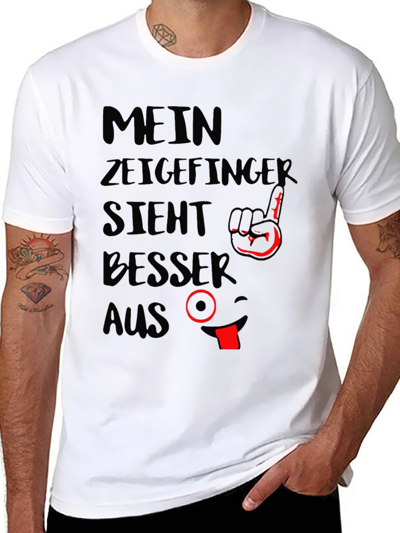 Mein Zeigefinger Lustig T-Shirt