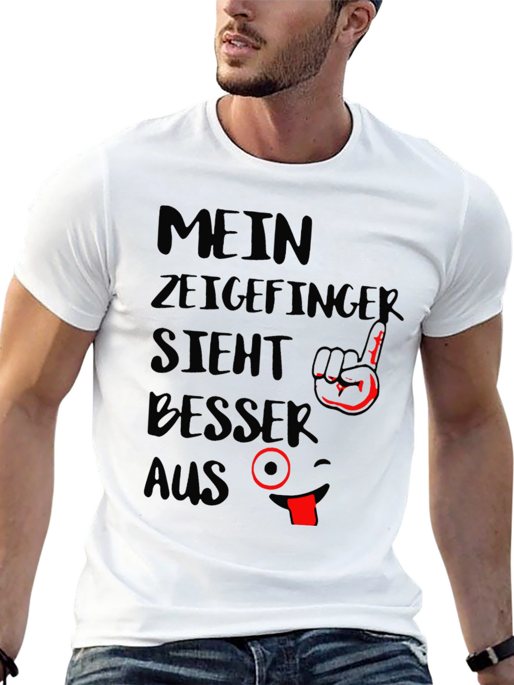 Mein Zeigefinger Lustig T-Shirt