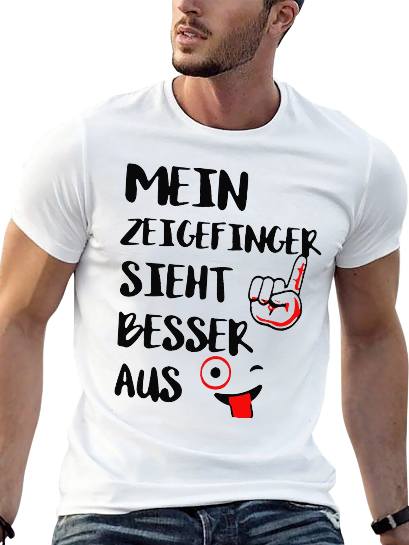Mein Zeigefinger Lustig T-Shirt