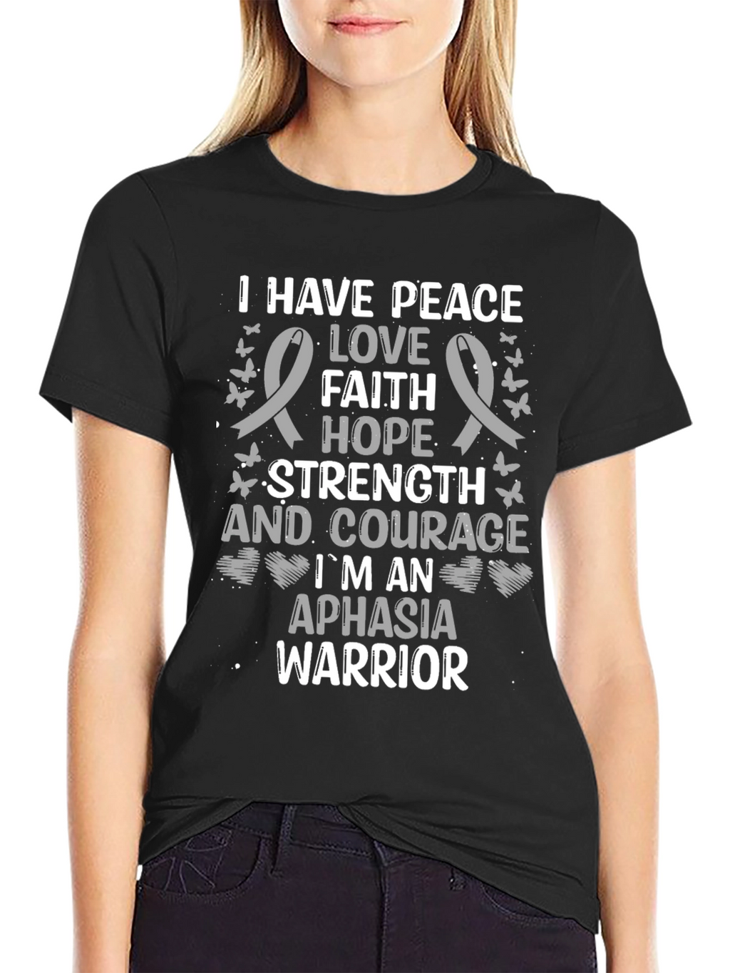 Aphasia Warrior Graphic T-Shirt