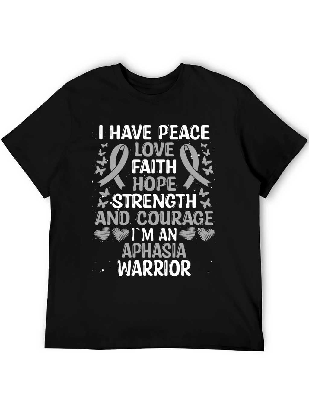 Aphasia Warrior Graphic T-Shirt