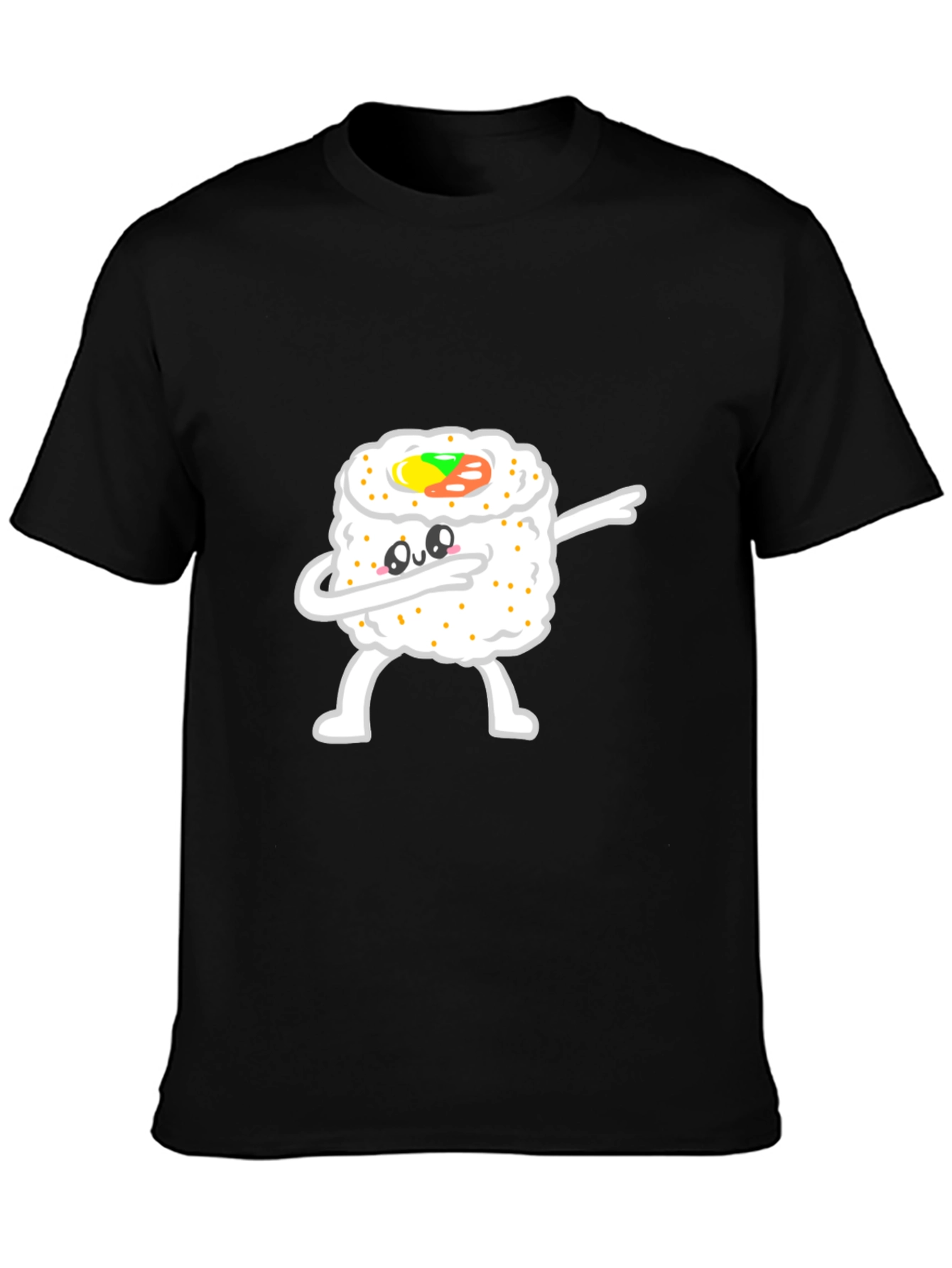 Dabbing Sushi Roll T-Shirt - Cute Foodie Tee