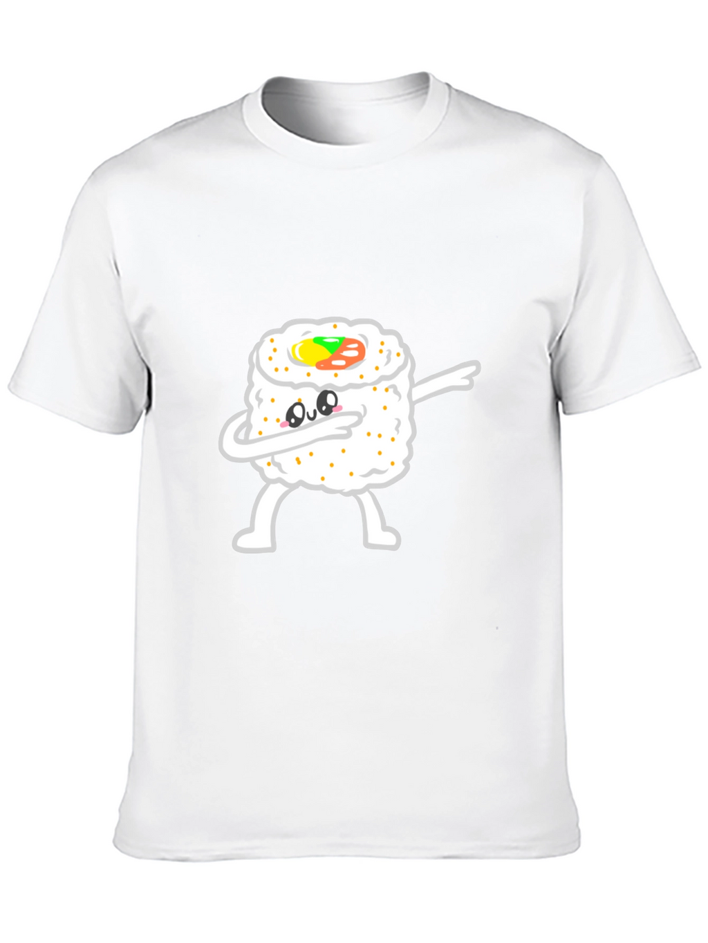 Dabbing Sushi Roll T-Shirt - Cute Foodie Tee