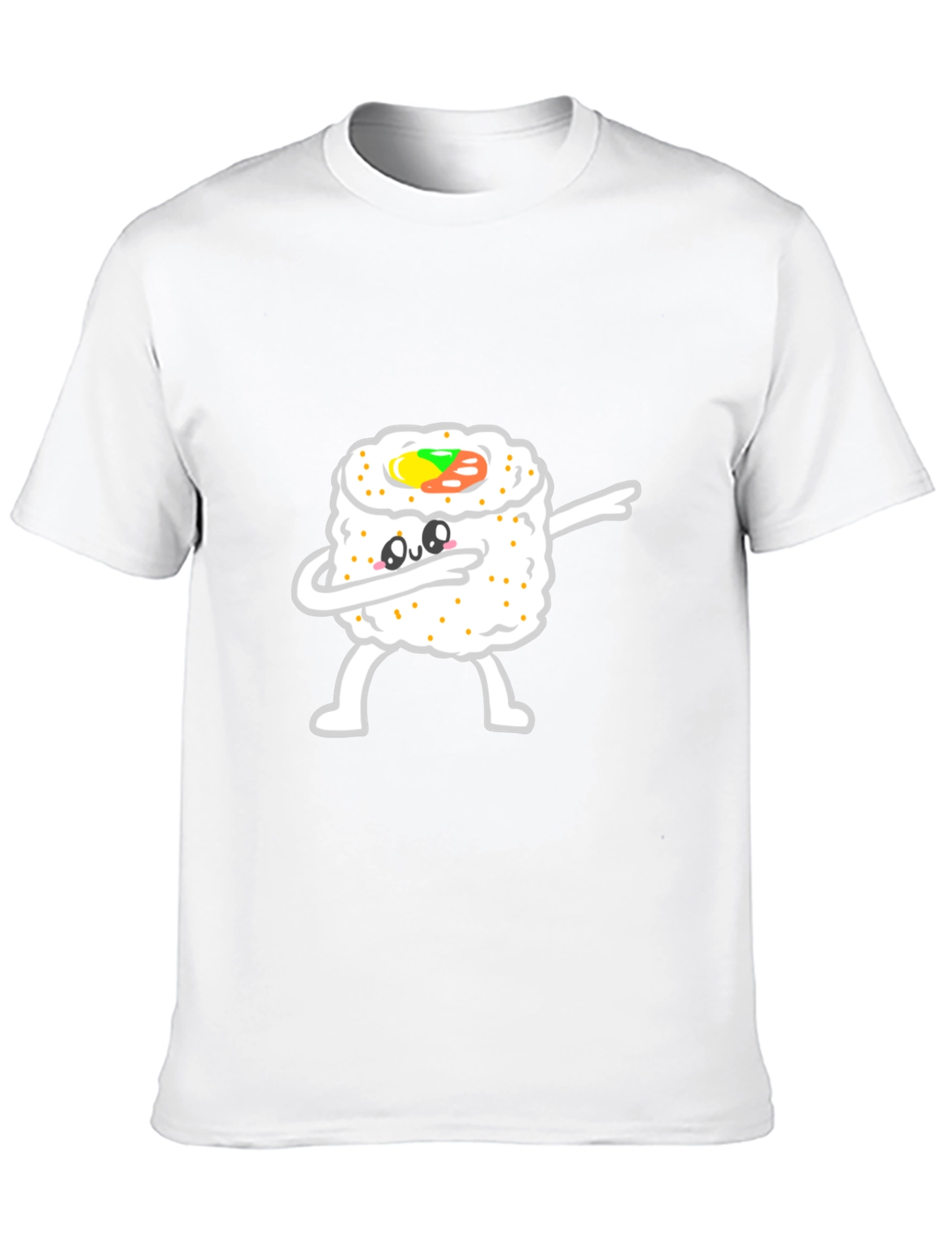 Dabbing Sushi Roll T-Shirt - Cute Foodie Tee