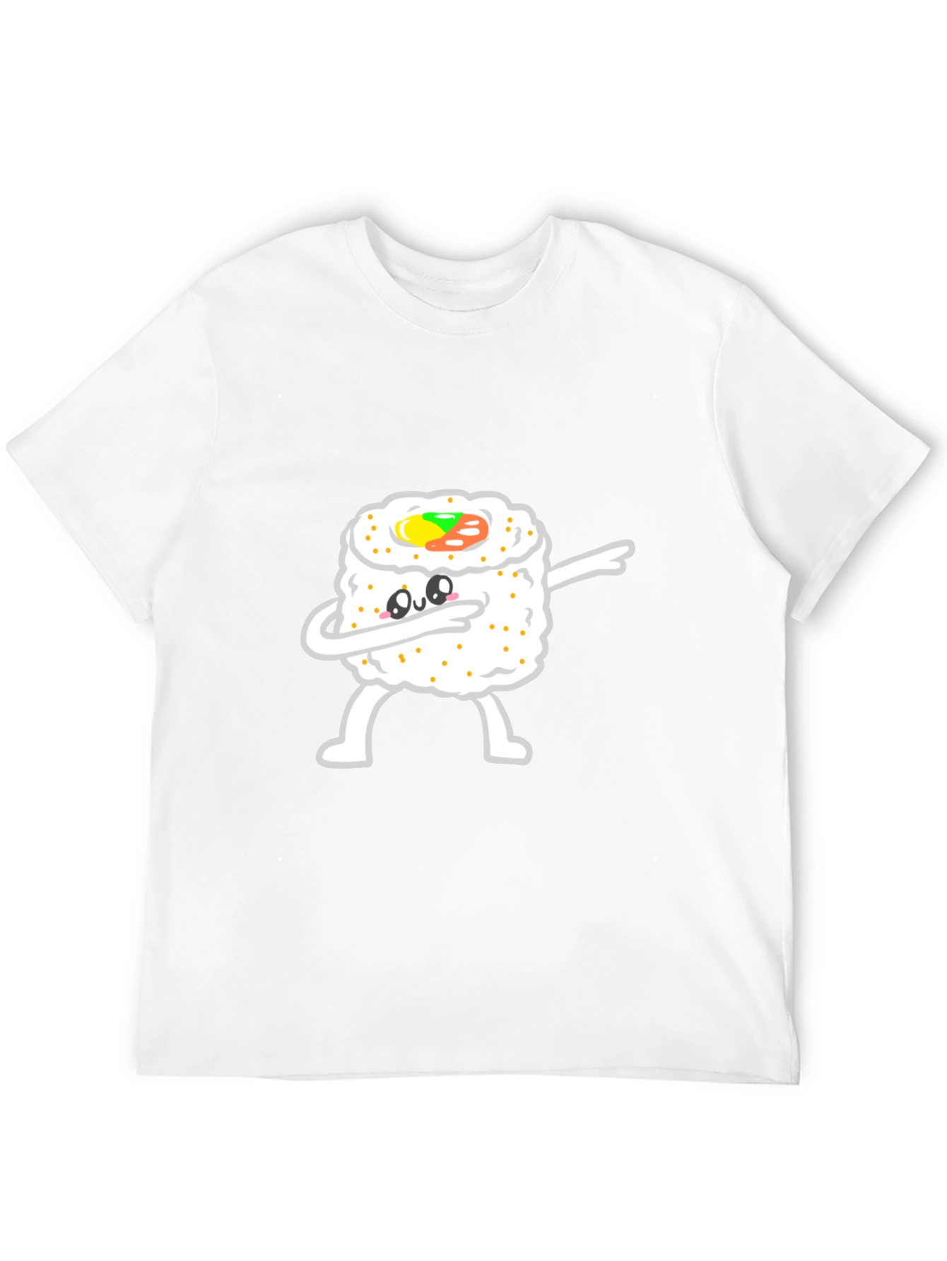 Dabbing Sushi Roll T-Shirt - Cute Foodie Tee