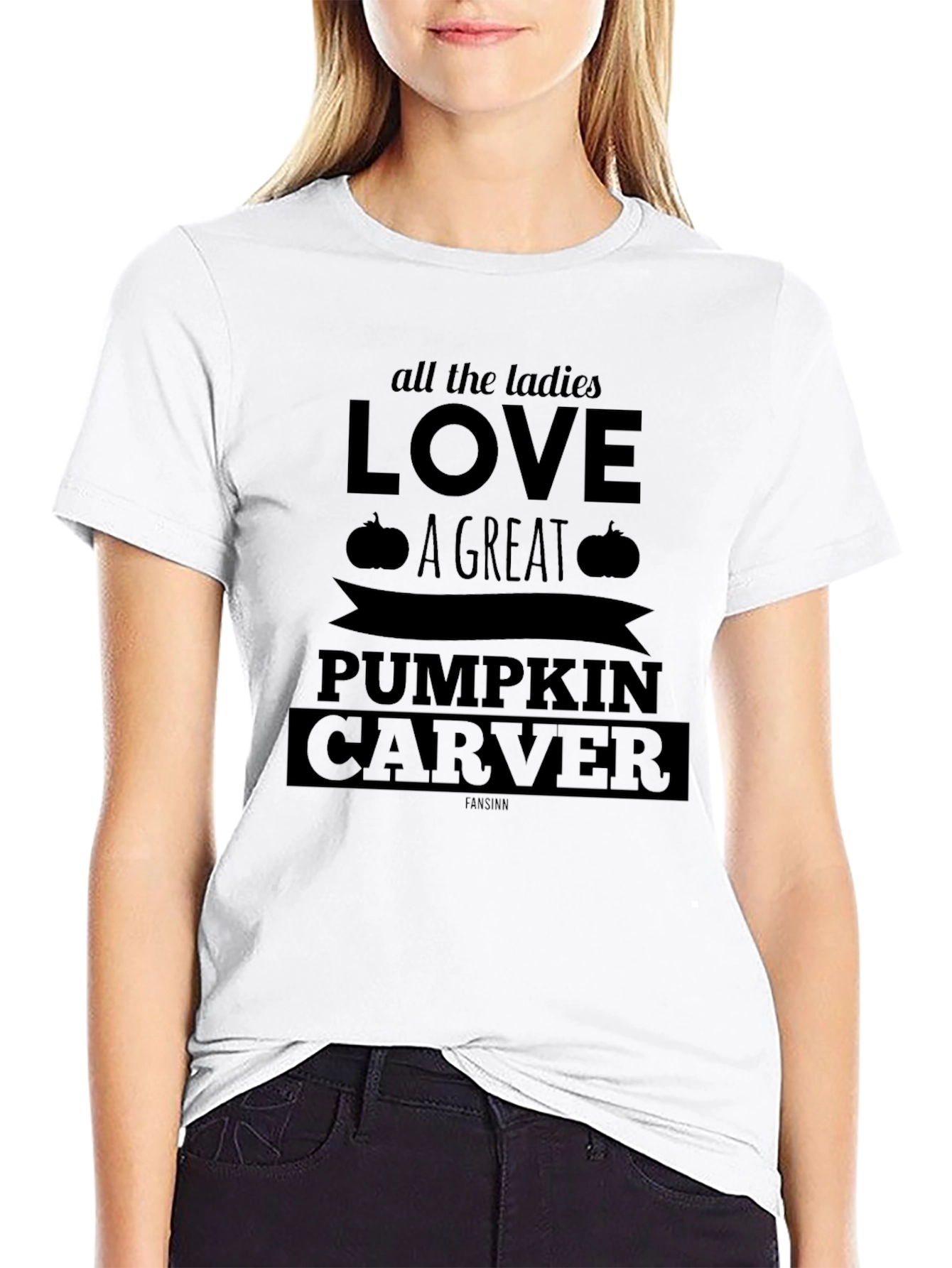 Pumpkin Carver Graphic T-Shirt - All the Ladies Love