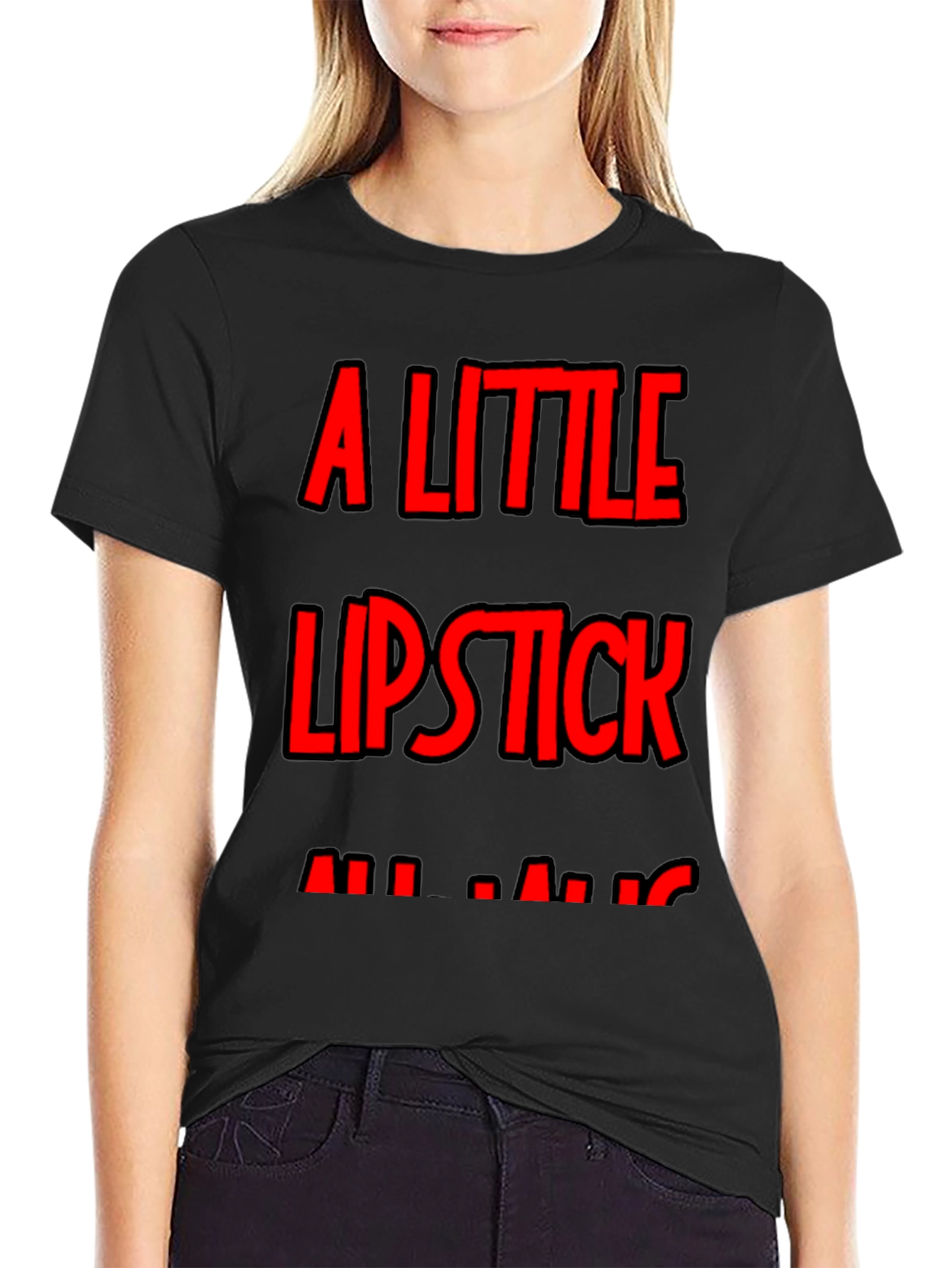 A Little Lipstick Mens Tee - Bold Graphic T-Shirt