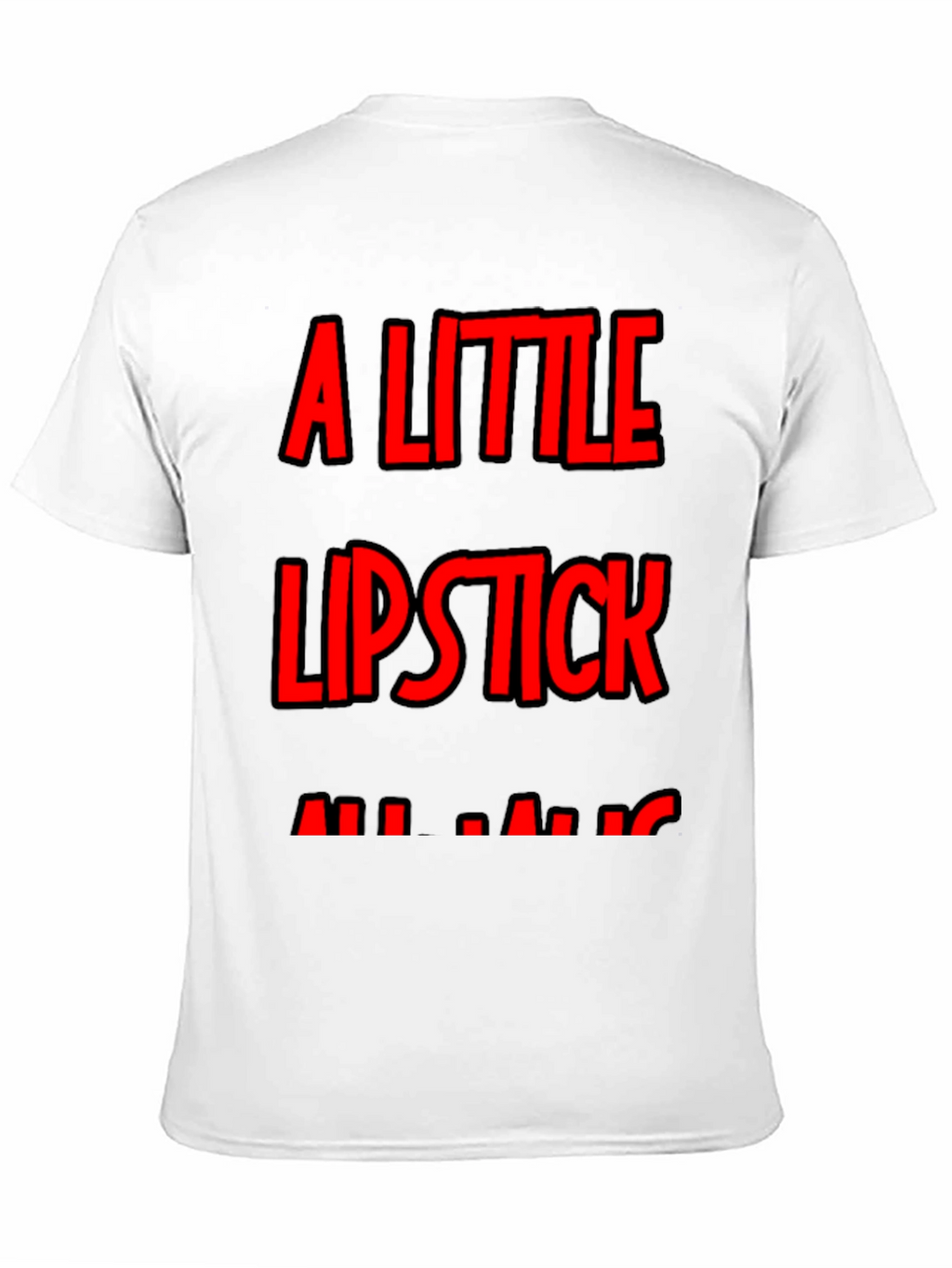 A Little Lipstick Mens Tee - Bold Graphic T-Shirt