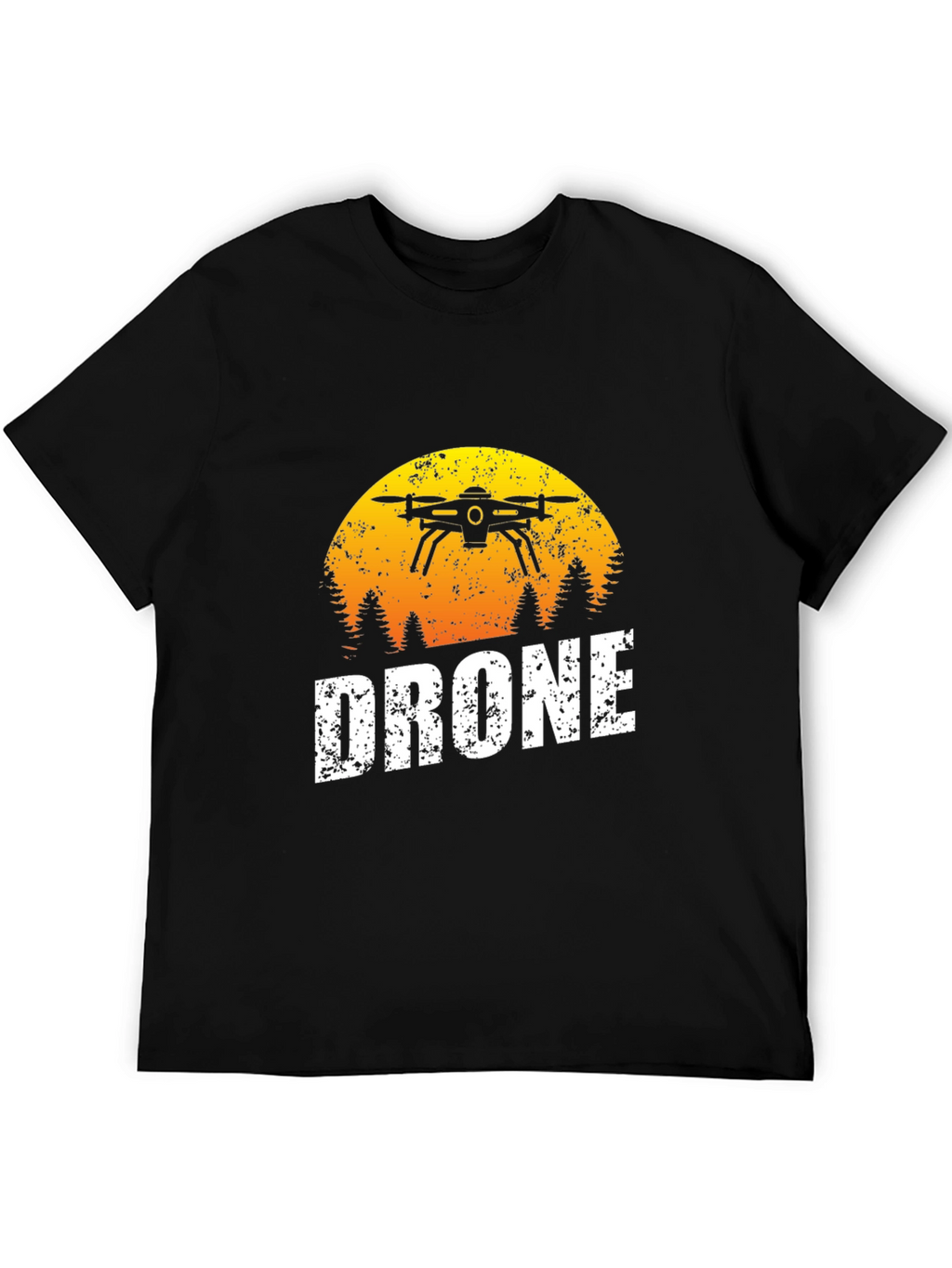 Drone T-Shirt - Sunset Graphic Tee