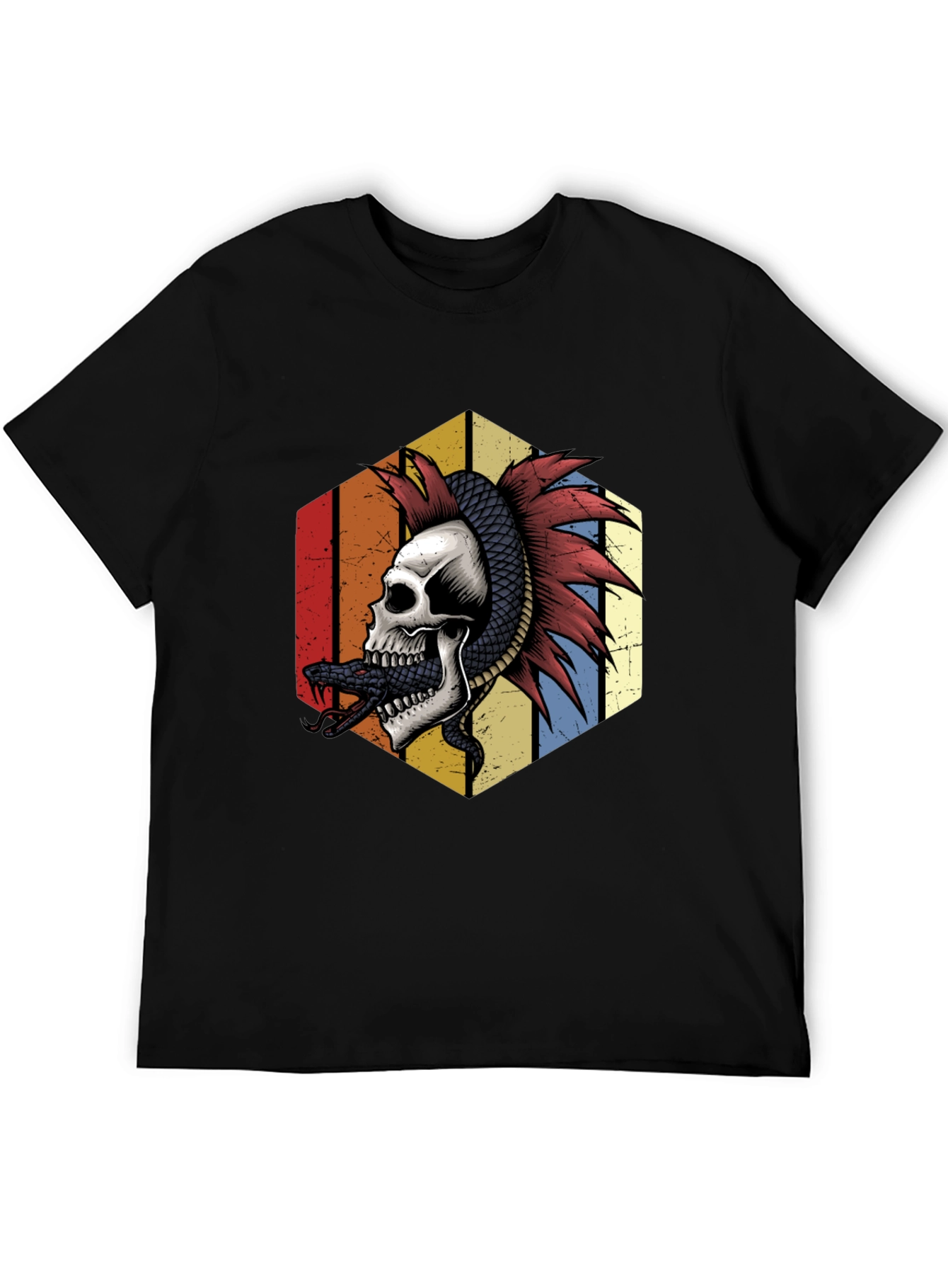 Skull & Snake Graphic Tee