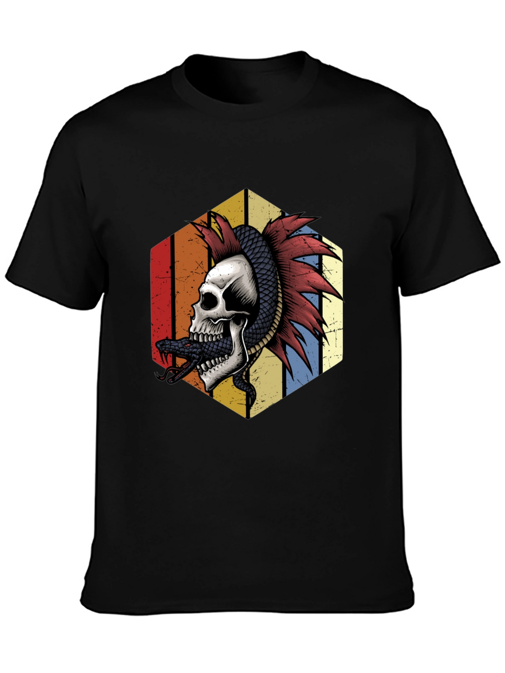 Skull & Snake Graphic Tee