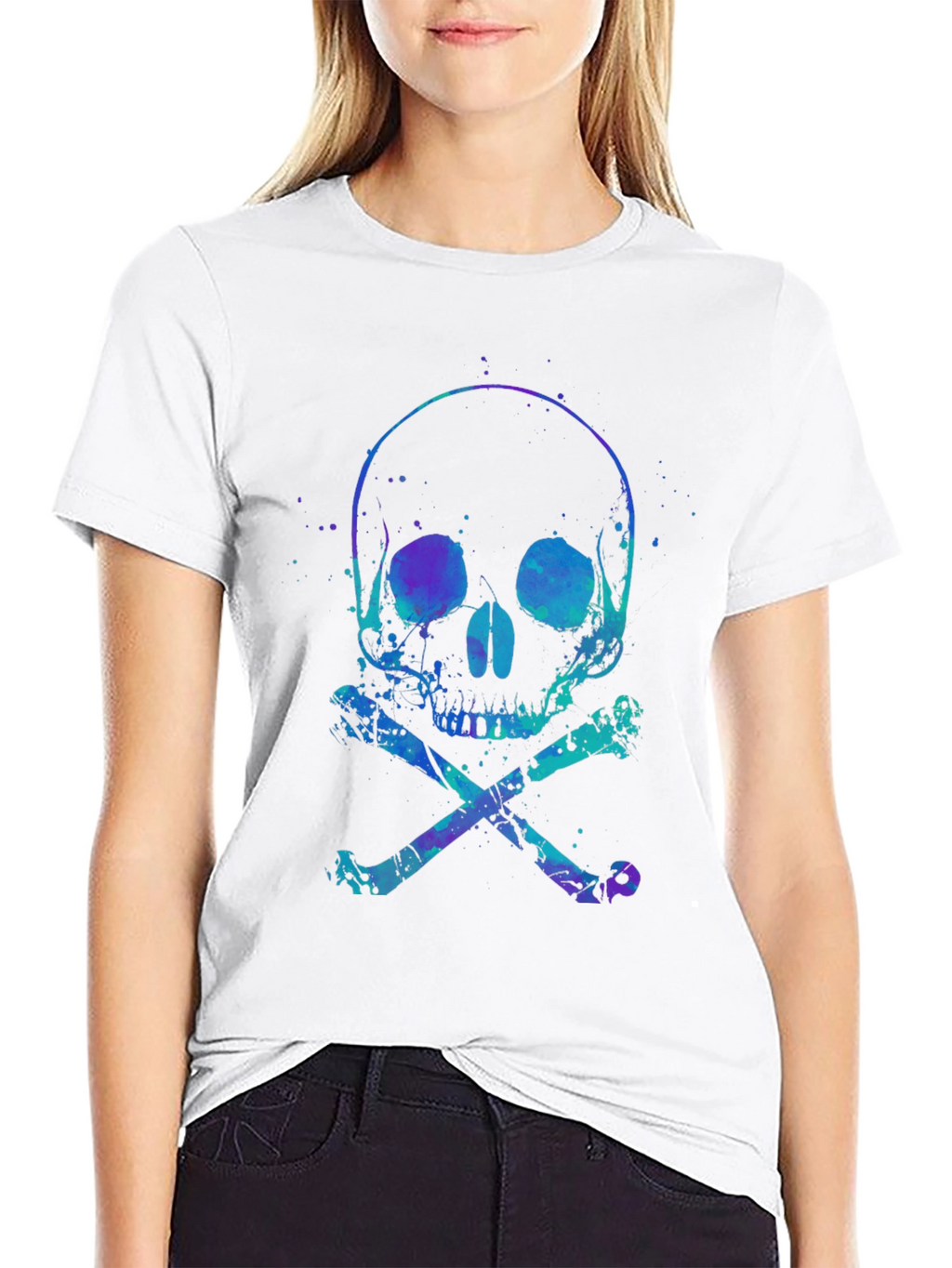 Skull & Crossbones Graphic Tee - Cool Design