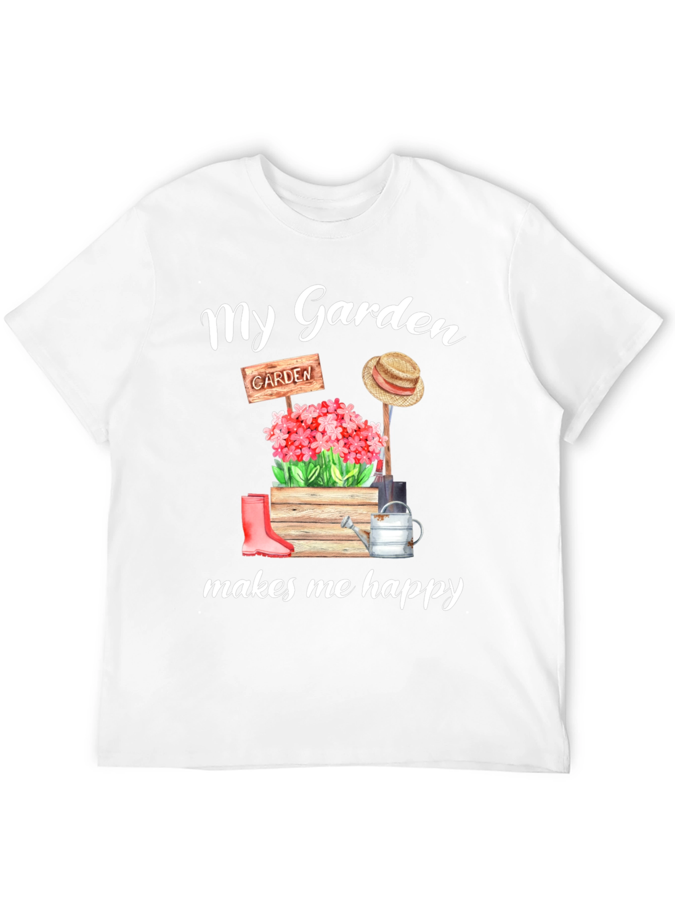 My Garden Makes Me Happy Graphic Tee