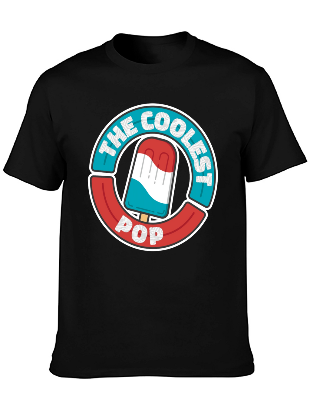 The Coolest Pop T-Shirt - Patriotic Popsicle Design